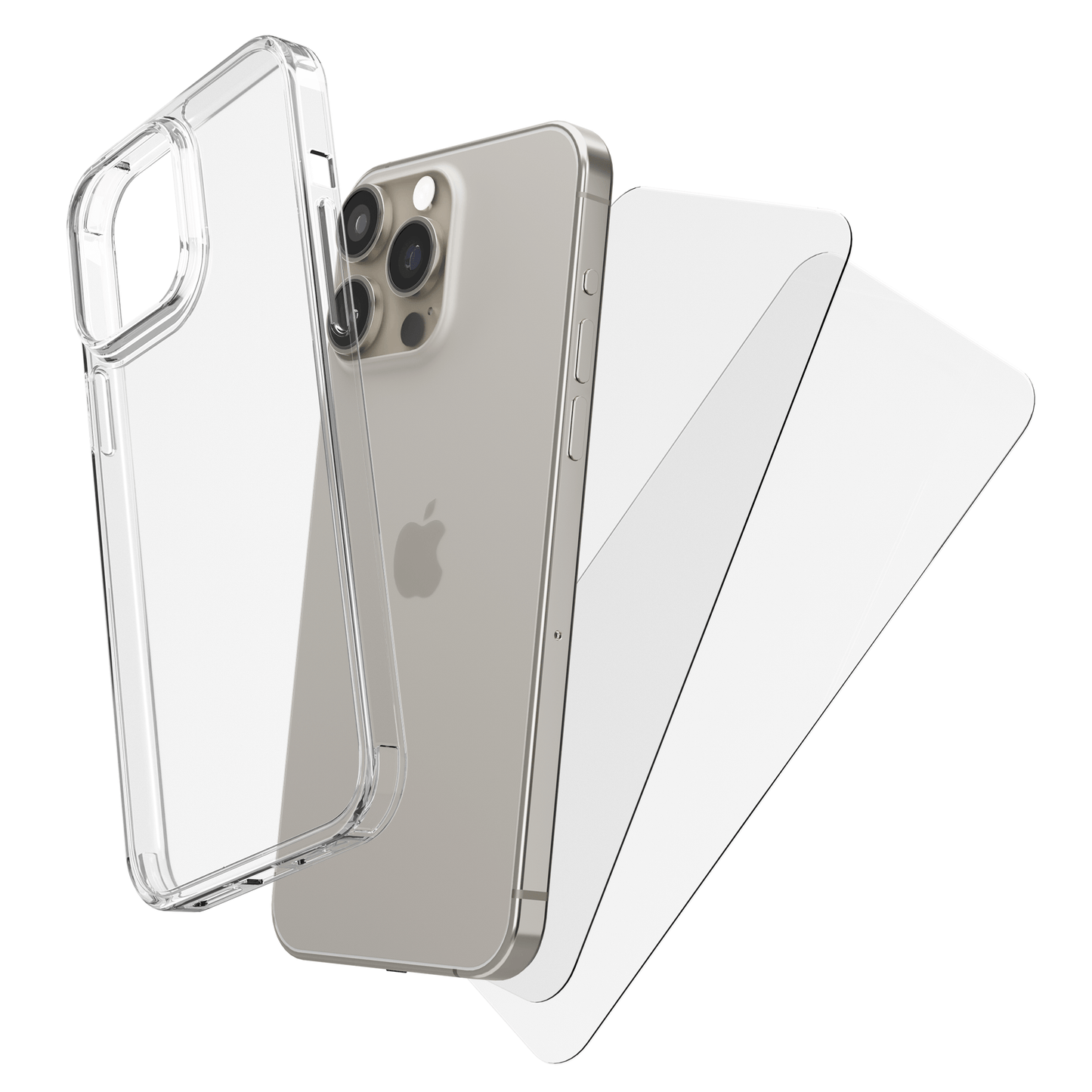 My Case Combo: Transparante Hoes met 2 Screenprotectors voor iPhone 16 Pro Max – Extra Veiligheid - mijnhoesjesMy Case Combo: Transparante Hoes met 2 Screenprotectors voor iPhone 16 Pro Max – Extra Veiligheid