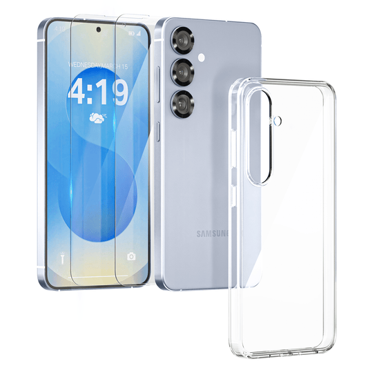 My Case Combo: Transparante Hoes met 2 Screenprotectors voor Samsung Galaxy S25 – Extra Veiligheid - mijnhoesjesMy Case Combo: Transparante Hoes met 2 Screenprotectors voor Samsung Galaxy S25 – Extra Veiligheid