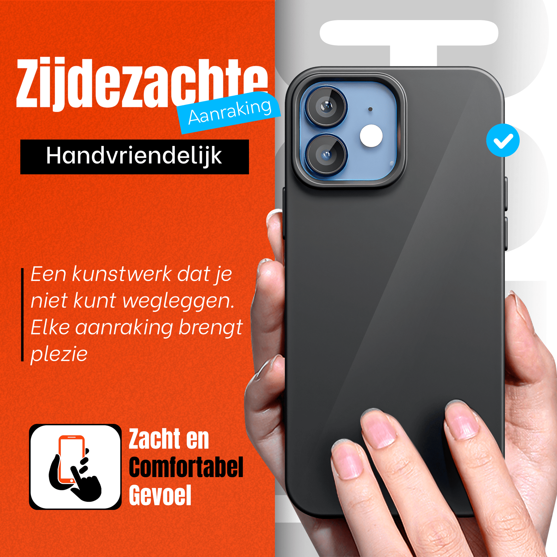 My Case Combo: Zwarte Siliconen Hoes met 2 Screenprotectors voor iPhone 12/12 Pro – Extra Veiligheid - mijnhoesjesMy Case Combo: Zwarte Siliconen Hoes met 2 Screenprotectors voor iPhone 12/12 Pro – Extra Veiligheid