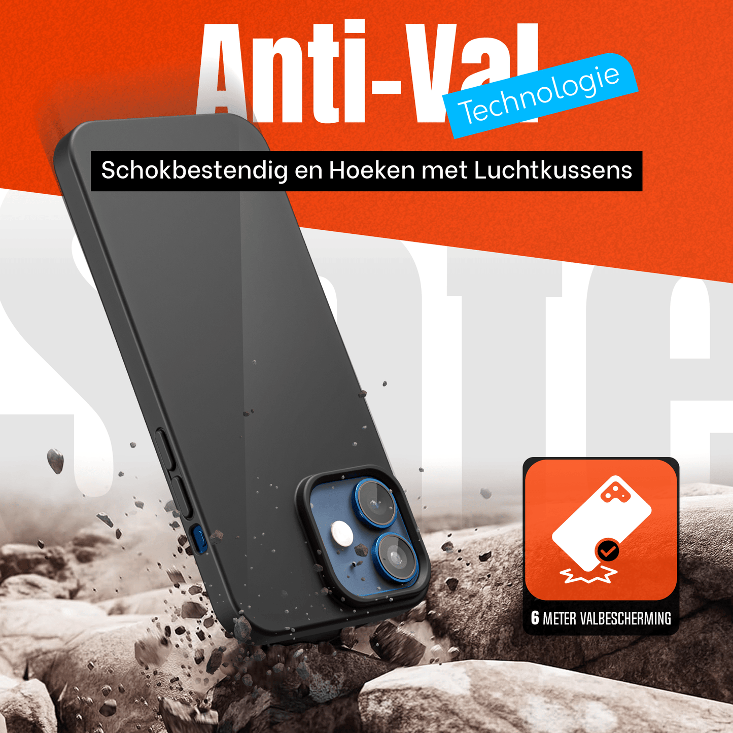 My Case Combo: Zwarte Siliconen Hoes met 2 Screenprotectors voor iPhone 12/12 Pro – Extra Veiligheid - mijnhoesjesMy Case Combo: Zwarte Siliconen Hoes met 2 Screenprotectors voor iPhone 12/12 Pro – Extra Veiligheid