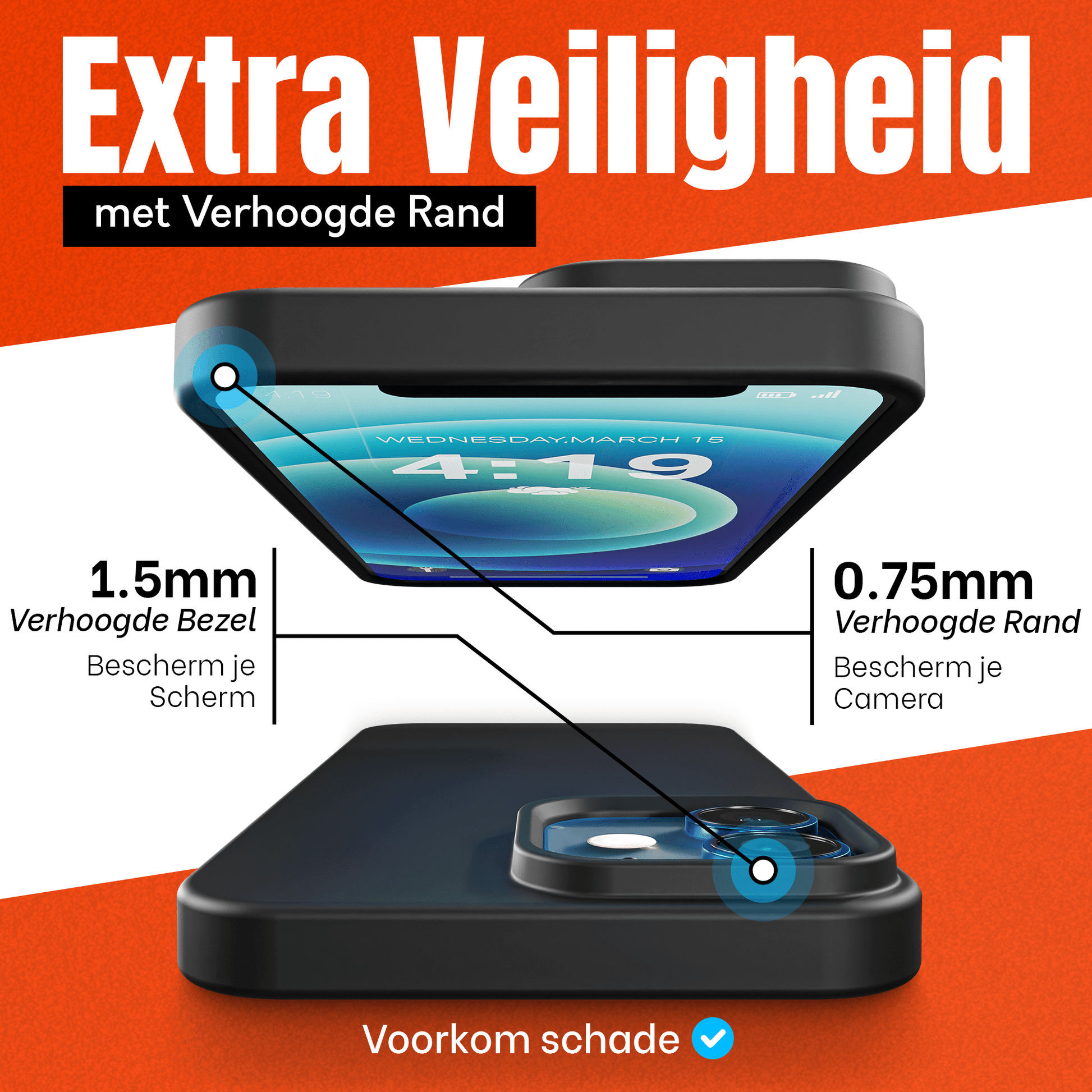 My Case Combo: Zwarte Siliconen Hoes met 2 Screenprotectors voor iPhone 12/12 Pro – Extra Veiligheid - mijnhoesjesMy Case Combo: Zwarte Siliconen Hoes met 2 Screenprotectors voor iPhone 12/12 Pro – Extra Veiligheid