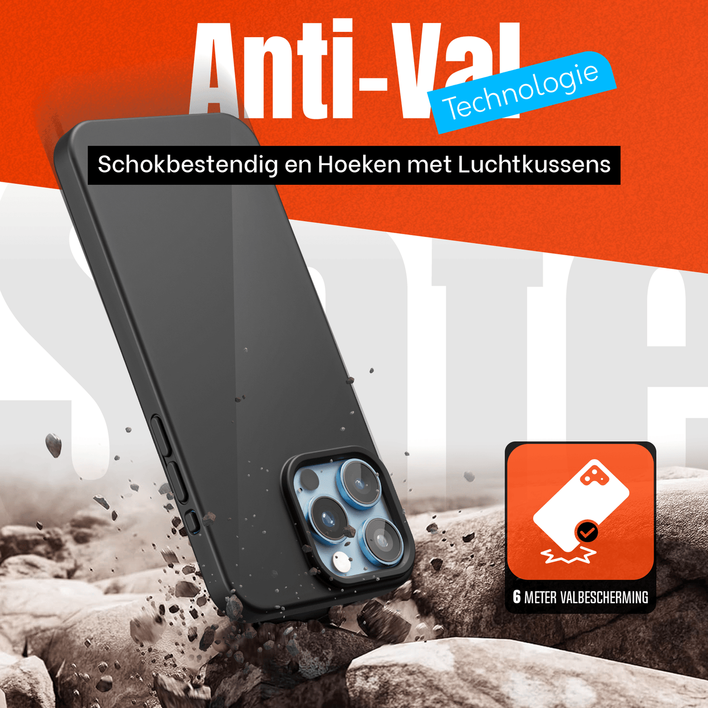 My Case Combo: Zwarte Siliconen Hoes met 2 Screenprotectors voor iPhone 13 Pro – Extra Veiligheid - mijnhoesjesMy Case Combo: Zwarte Siliconen Hoes met 2 Screenprotectors voor iPhone 13 Pro – Extra Veiligheid