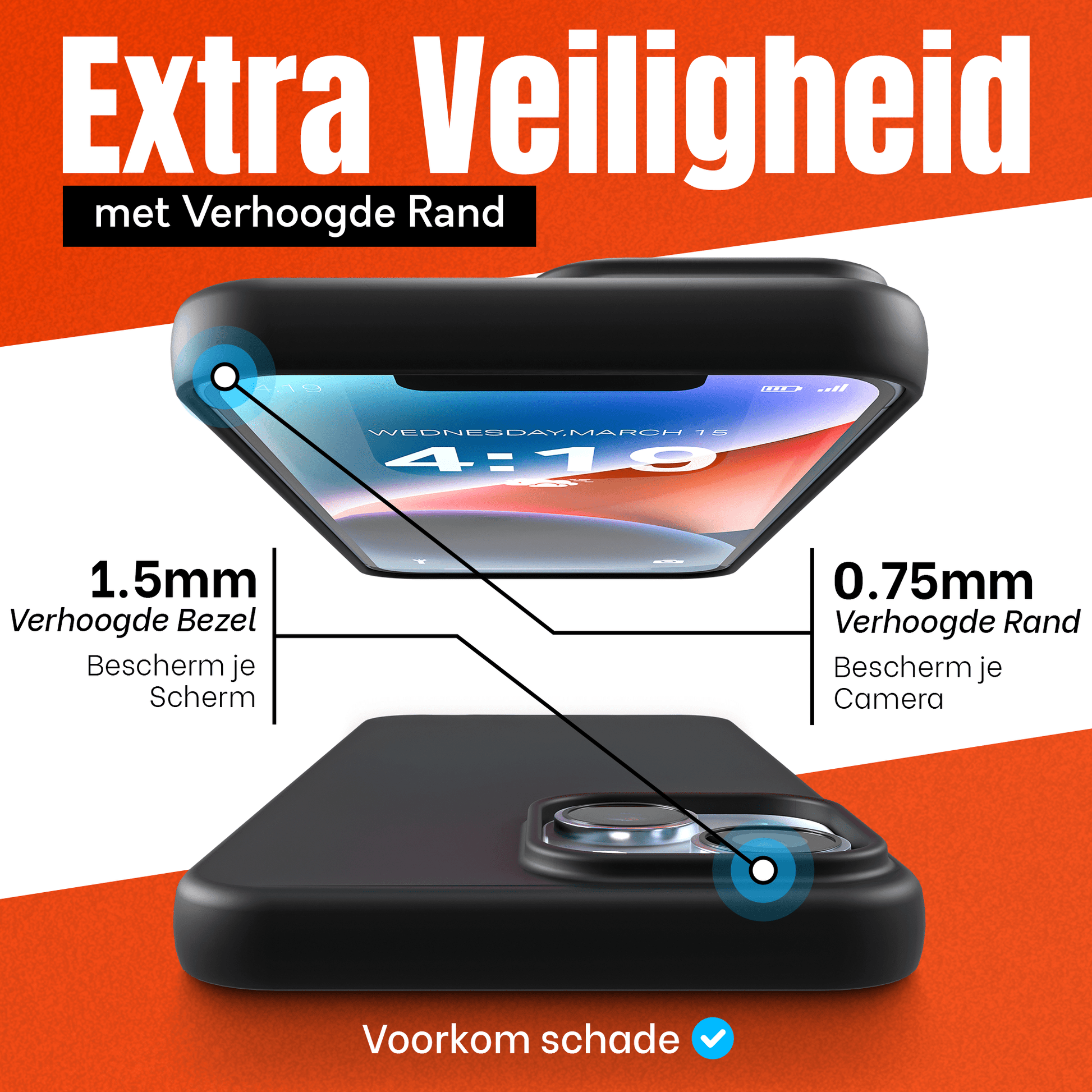 My Case Combo: Zwarte Siliconen Hoes met 2 Screenprotectors voor iPhone 13/14 – Extra Veiligheid - mijnhoesjesMy Case Combo: Zwarte Siliconen Hoes met 2 Screenprotectors voor iPhone 13/14 – Extra Veiligheid