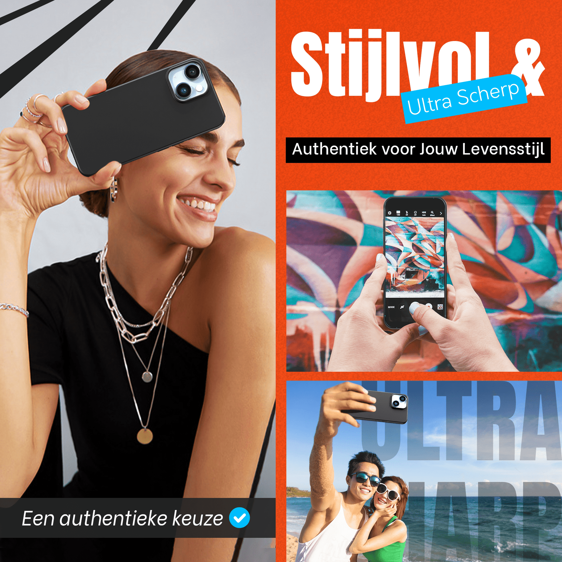 My Case Combo: Zwarte Siliconen Hoes met 2 Screenprotectors voor iPhone 13/14 – Extra Veiligheid - mijnhoesjesMy Case Combo: Zwarte Siliconen Hoes met 2 Screenprotectors voor iPhone 13/14 – Extra Veiligheid