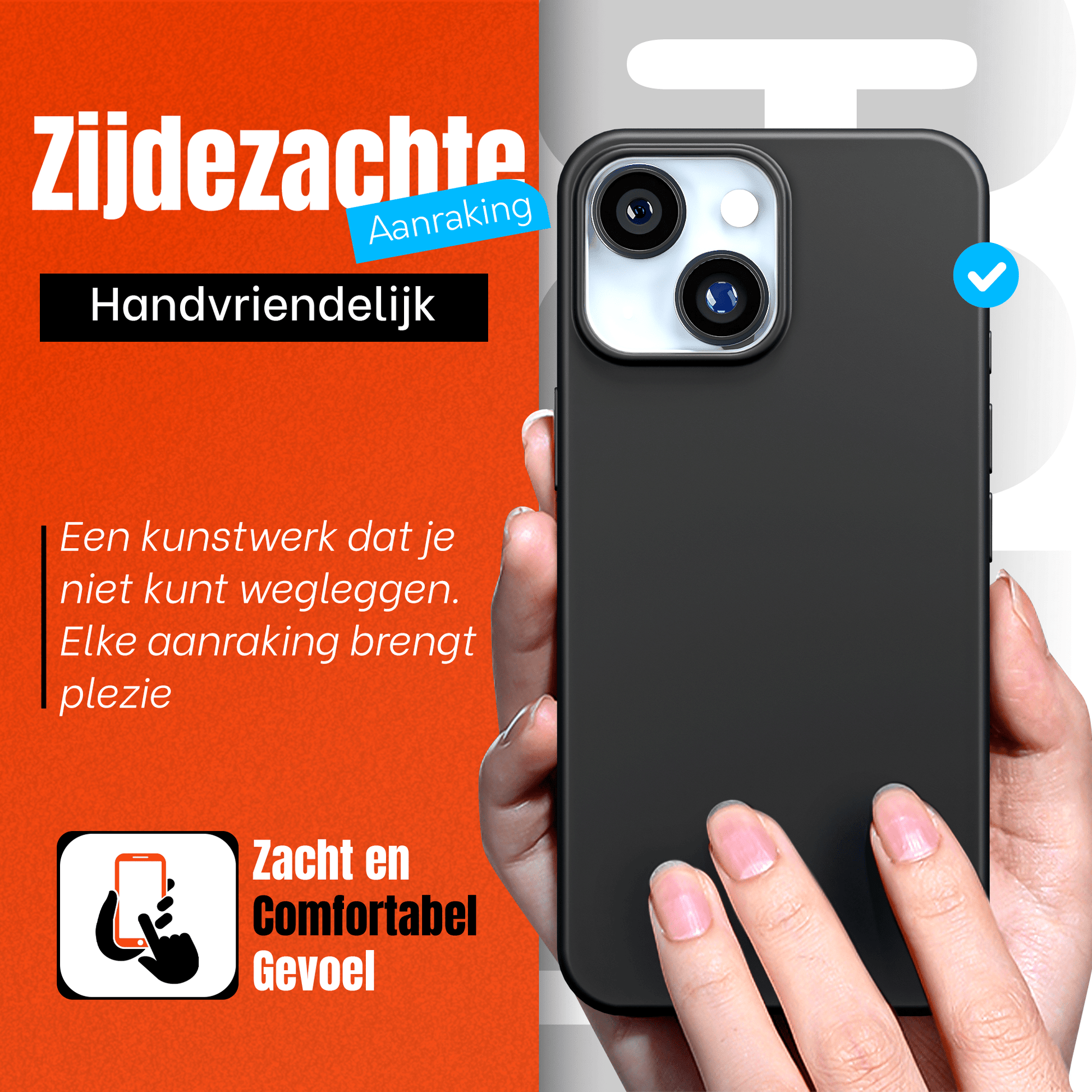 My Case Combo: Zwarte Siliconen Hoes met 2 Screenprotectors voor iPhone 13/14 – Extra Veiligheid - mijnhoesjesMy Case Combo: Zwarte Siliconen Hoes met 2 Screenprotectors voor iPhone 13/14 – Extra Veiligheid