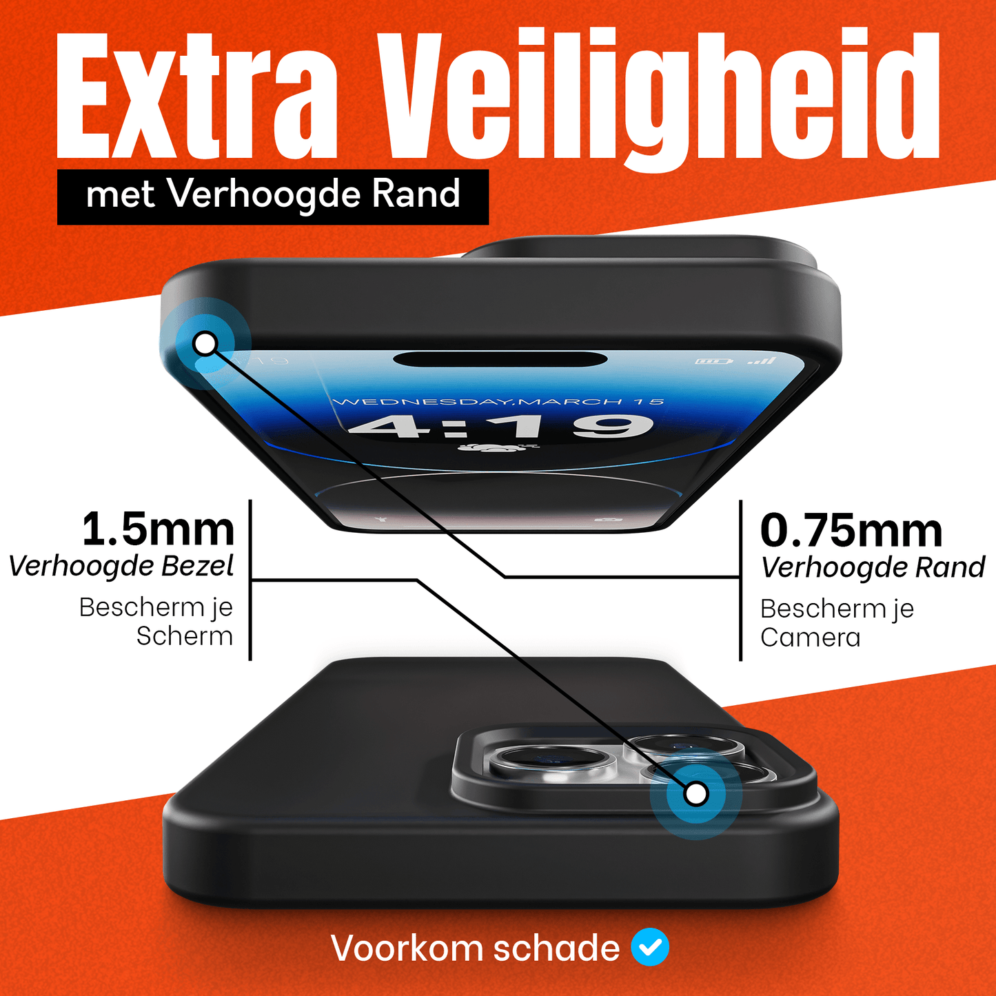 My Case Combo: Zwarte Siliconen Hoes met 2 Screenprotectors voor iPhone 14 Pro Max – Extra Veiligheid - mijnhoesjesMy Case Combo: Zwarte Siliconen Hoes met 2 Screenprotectors voor iPhone 14 Pro Max – Extra Veiligheid