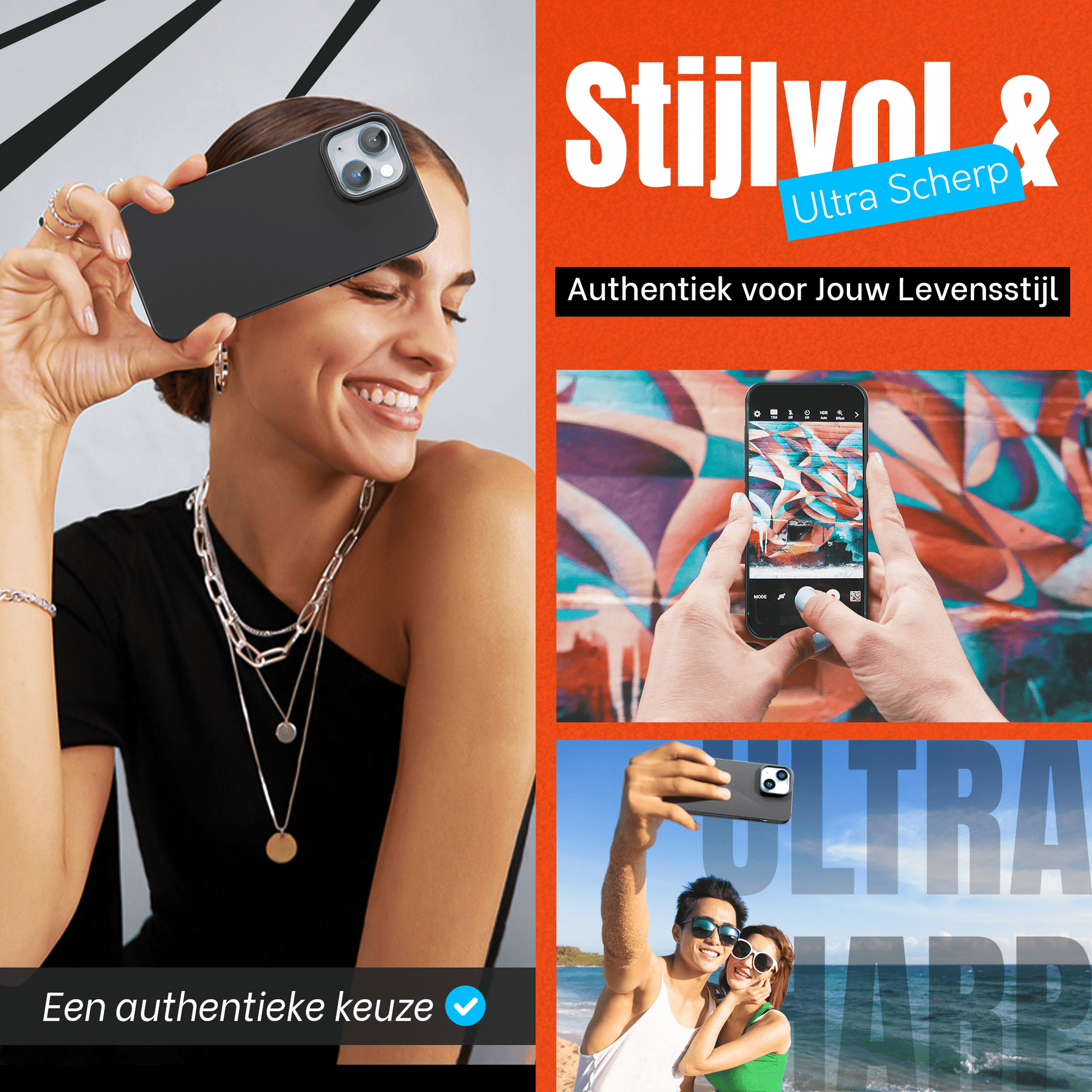 My Case Combo: Zwarte Siliconen Hoes met 2 Screenprotectors voor iPhone 15 – Extra Veiligheid - mijnhoesjesMy Case Combo: Zwarte Siliconen Hoes met 2 Screenprotectors voor iPhone 15 – Extra Veiligheid