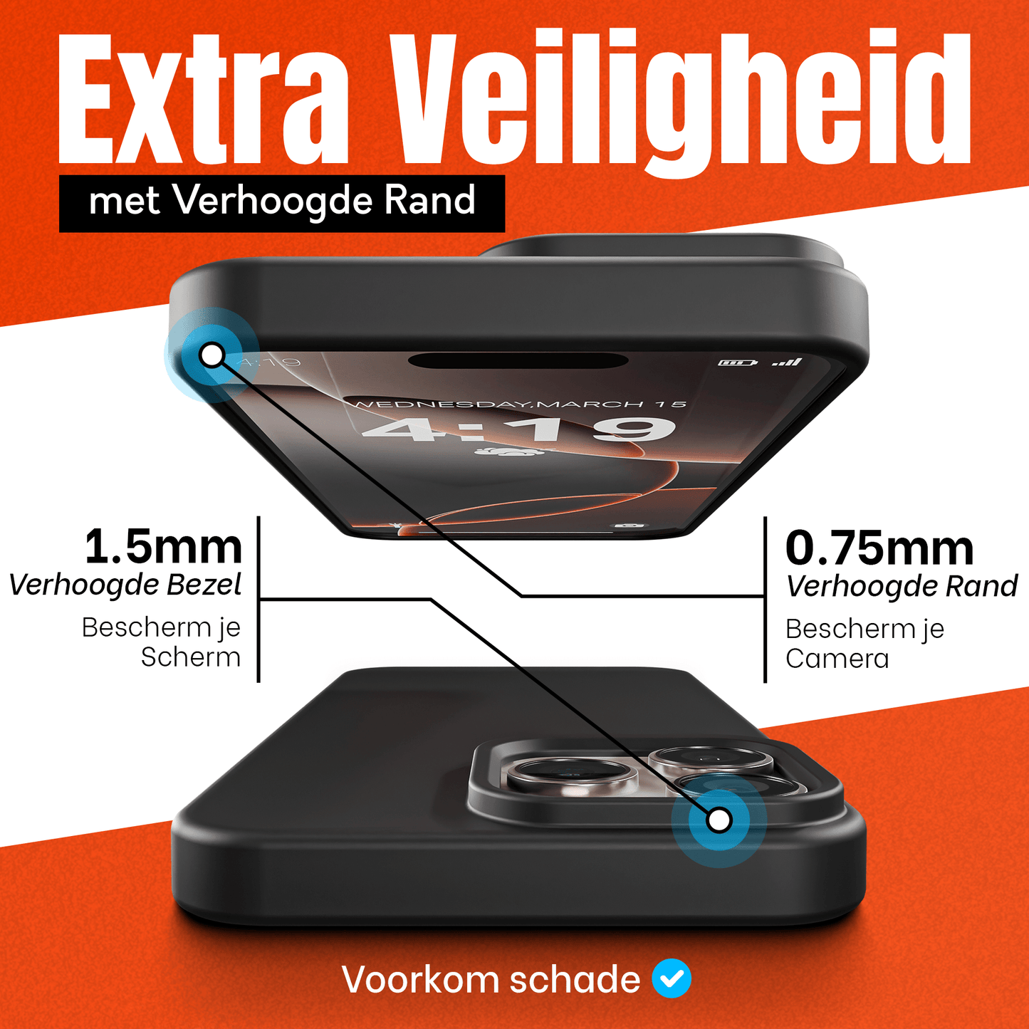 My Case Combo: Zwarte Siliconen Hoes met 2 Screenprotectors voor iPhone 16 Pro – Extra Veiligheid - mijnhoesjesMy Case Combo: Zwarte Siliconen Hoes met 2 Screenprotectors voor iPhone 16 Pro – Extra Veiligheid