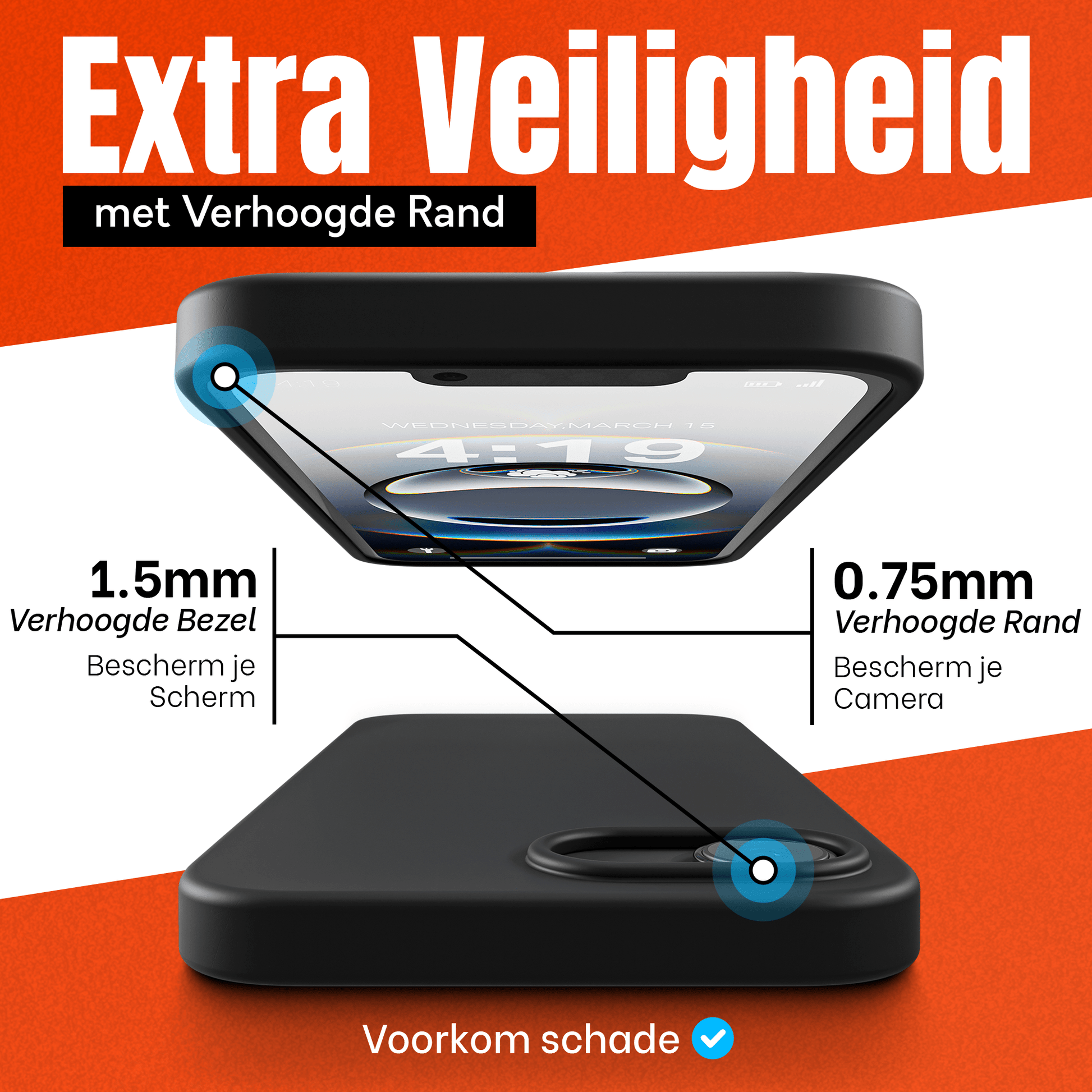 My Case Combo: Zwarte Siliconen Hoes met 2 Screenprotectors voor iPhone 16e – Extra Veiligheid - mijnhoesjesMy Case Combo: Zwarte Siliconen Hoes met 2 Screenprotectors voor iPhone 16e – Extra Veiligheid