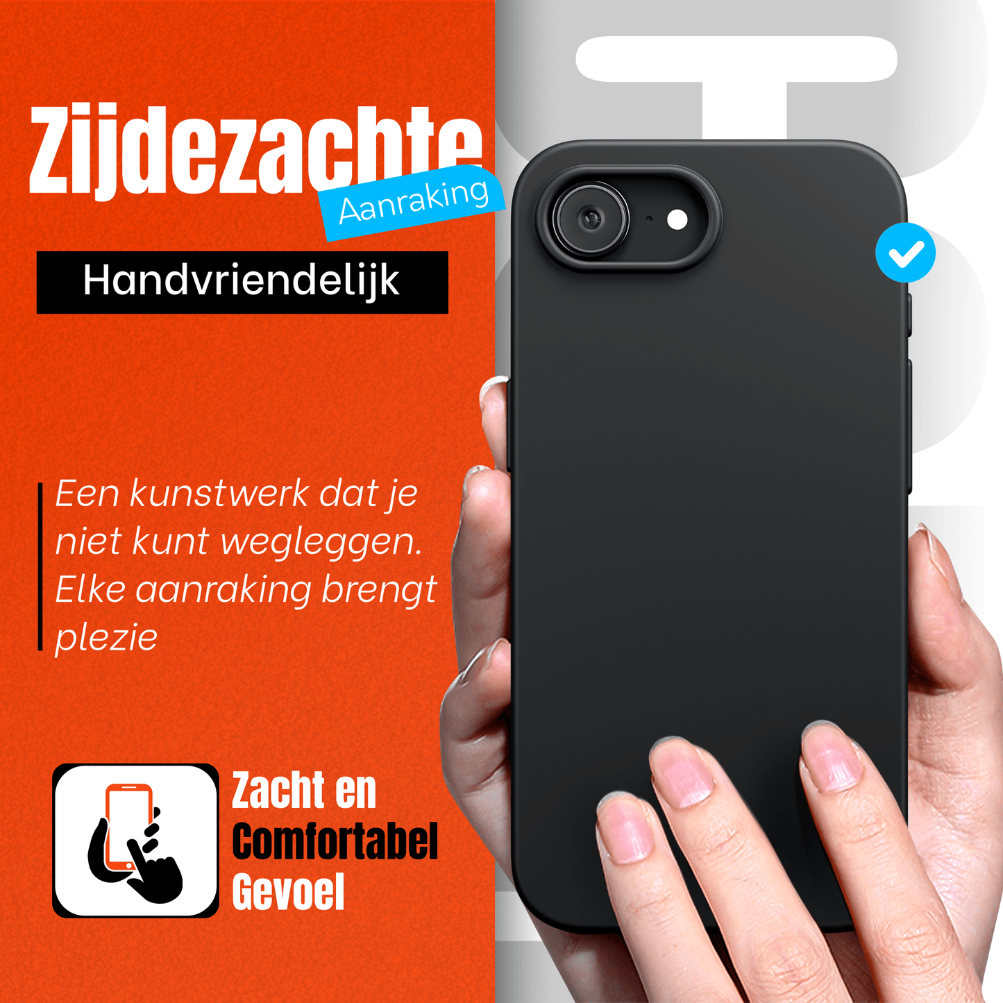 My Case Combo: Zwarte Siliconen Hoes met 2 Screenprotectors voor iPhone 16e – Extra Veiligheid - mijnhoesjesMy Case Combo: Zwarte Siliconen Hoes met 2 Screenprotectors voor iPhone 16e – Extra Veiligheid