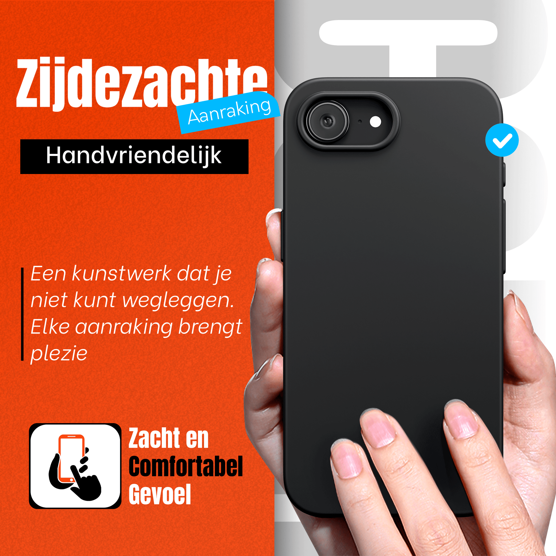 My Case Combo: Zwarte Siliconen Hoes met 2 Screenprotectors voor iPhone 16e – Extra Veiligheid - mijnhoesjesMy Case Combo: Zwarte Siliconen Hoes met 2 Screenprotectors voor iPhone 16e – Extra Veiligheid