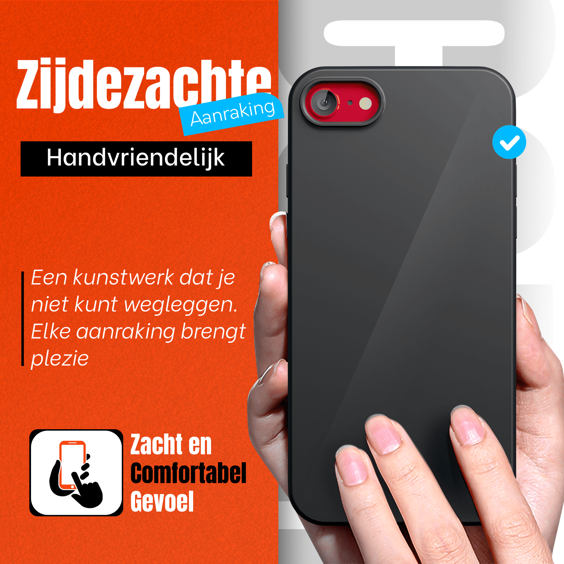My Case Combo: Zwarte Siliconen Hoes met 2 Screenprotectors voor iPhone SE 2022 – Extra Veiligheid - mijnhoesjesMy Case Combo: Zwarte Siliconen Hoes met 2 Screenprotectors voor iPhone SE 2022 – Extra Veiligheid