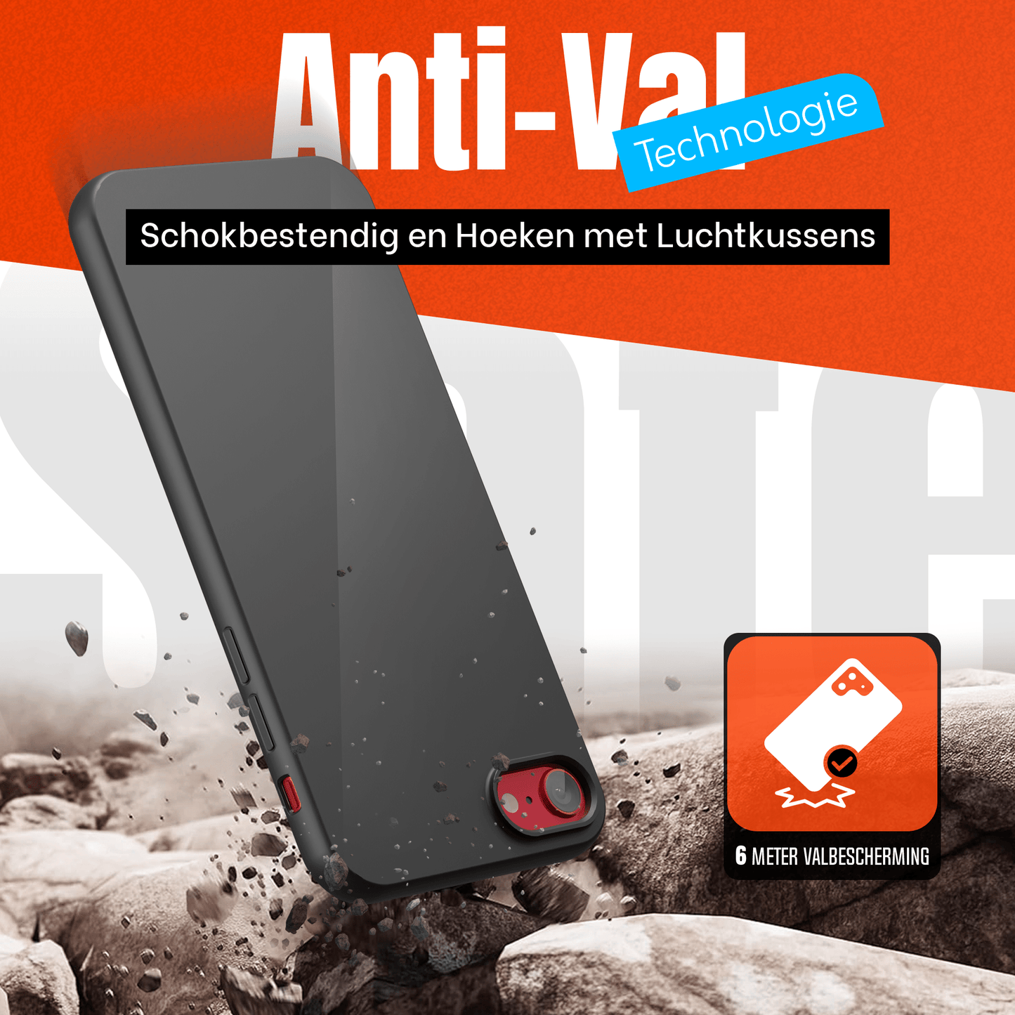 My Case Combo: Zwarte Siliconen Hoes met 2 Screenprotectors voor iPhone SE 2022 – Extra Veiligheid - mijnhoesjesMy Case Combo: Zwarte Siliconen Hoes met 2 Screenprotectors voor iPhone SE 2022 – Extra Veiligheid