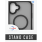 My Case - Hoesje geschikt voor iPhone 16 MagSafe - Zwart - Draadloos Opladen - Standaard - Soepele Metalen Knoppen - mijnhoesjesMy Case - Hoesje geschikt voor iPhone 16 MagSafe - Zwart - Draadloos Opladen - Standaard - Soepele Metalen Knoppen