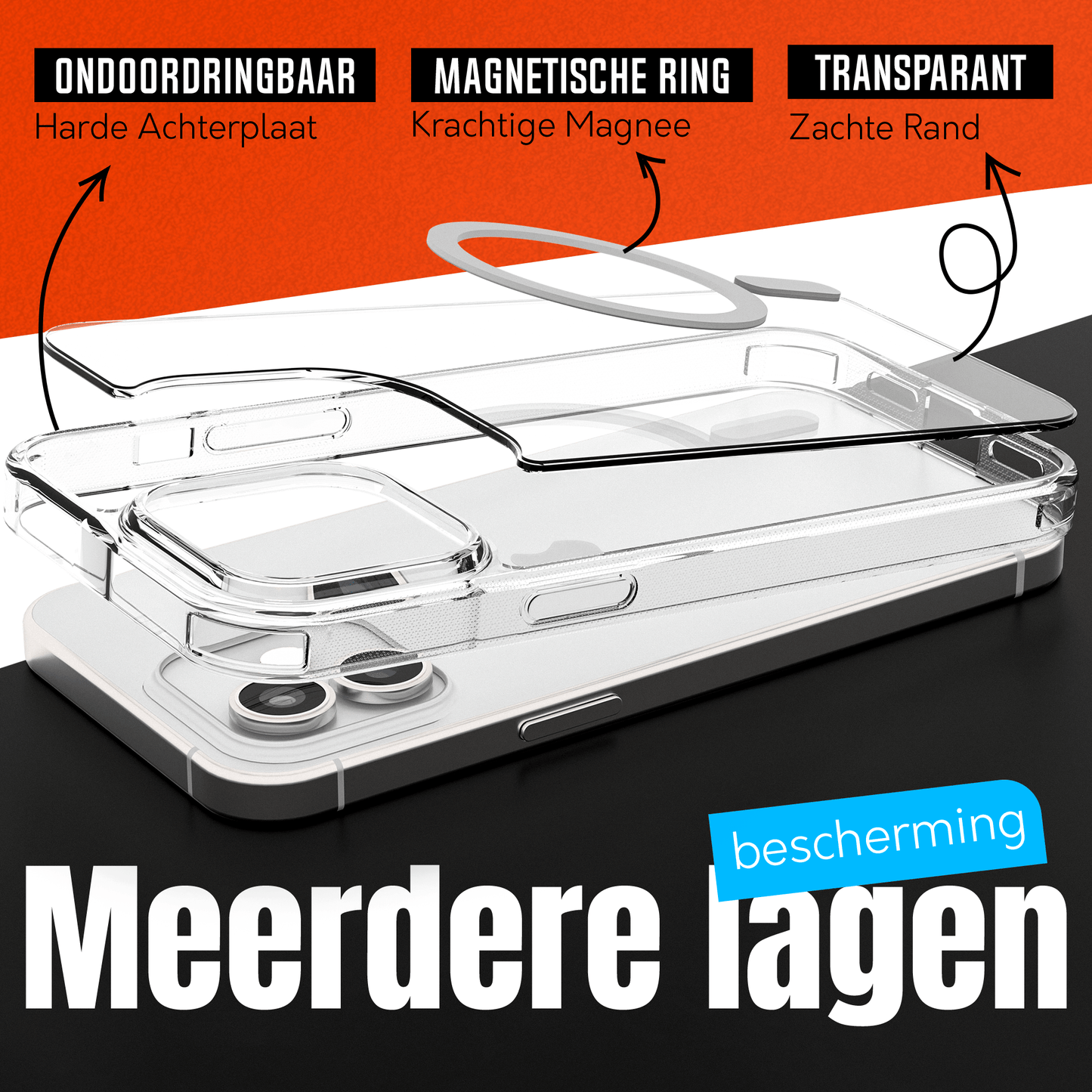 My Case Transparant MagSafe Hoesje voor iPhone 12 mini – Slank, Sterk & MagSafe - Klaar - mijnhoesjesMy Case Transparant MagSafe Hoesje voor iPhone 12 mini – Slank, Sterk & MagSafe - Klaar