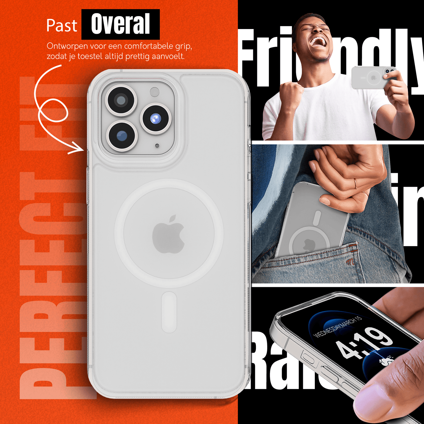My Case Transparant MagSafe Hoesje voor iPhone 12 Pro Max – Slank, Sterk & MagSafe - Klaar - mijnhoesjesMy Case Transparant MagSafe Hoesje voor iPhone 12 Pro Max – Slank, Sterk & MagSafe - Klaar