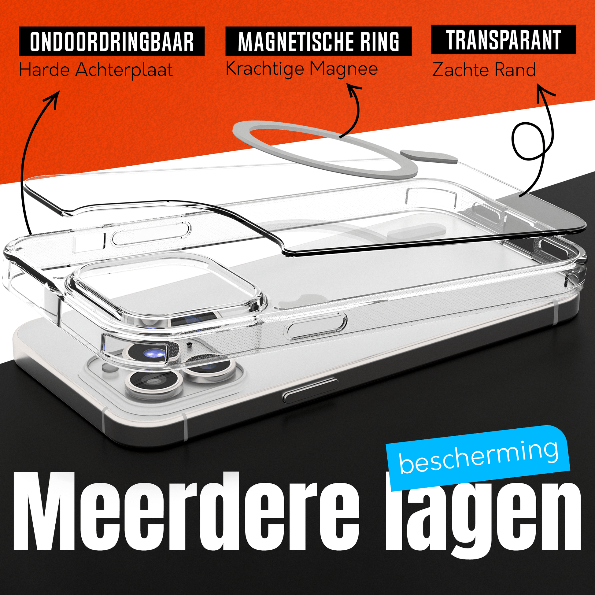 My Case Transparant MagSafe Hoesje voor iPhone 12 Pro Max – Slank, Sterk & MagSafe - Klaar - mijnhoesjesMy Case Transparant MagSafe Hoesje voor iPhone 12 Pro Max – Slank, Sterk & MagSafe - Klaar