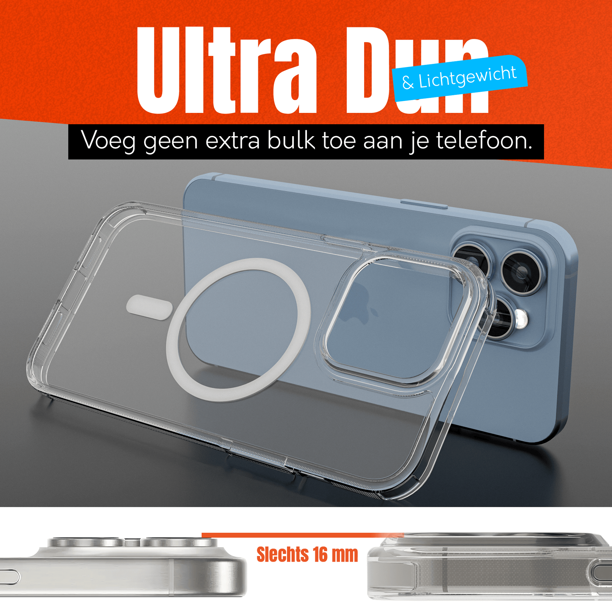 My Case Transparant MagSafe Hoesje voor iPhone 13 Pro Max – Slank, Sterk & MagSafe - Klaar - mijnhoesjesMy Case Transparant MagSafe Hoesje voor iPhone 13 Pro Max – Slank, Sterk & MagSafe - Klaar