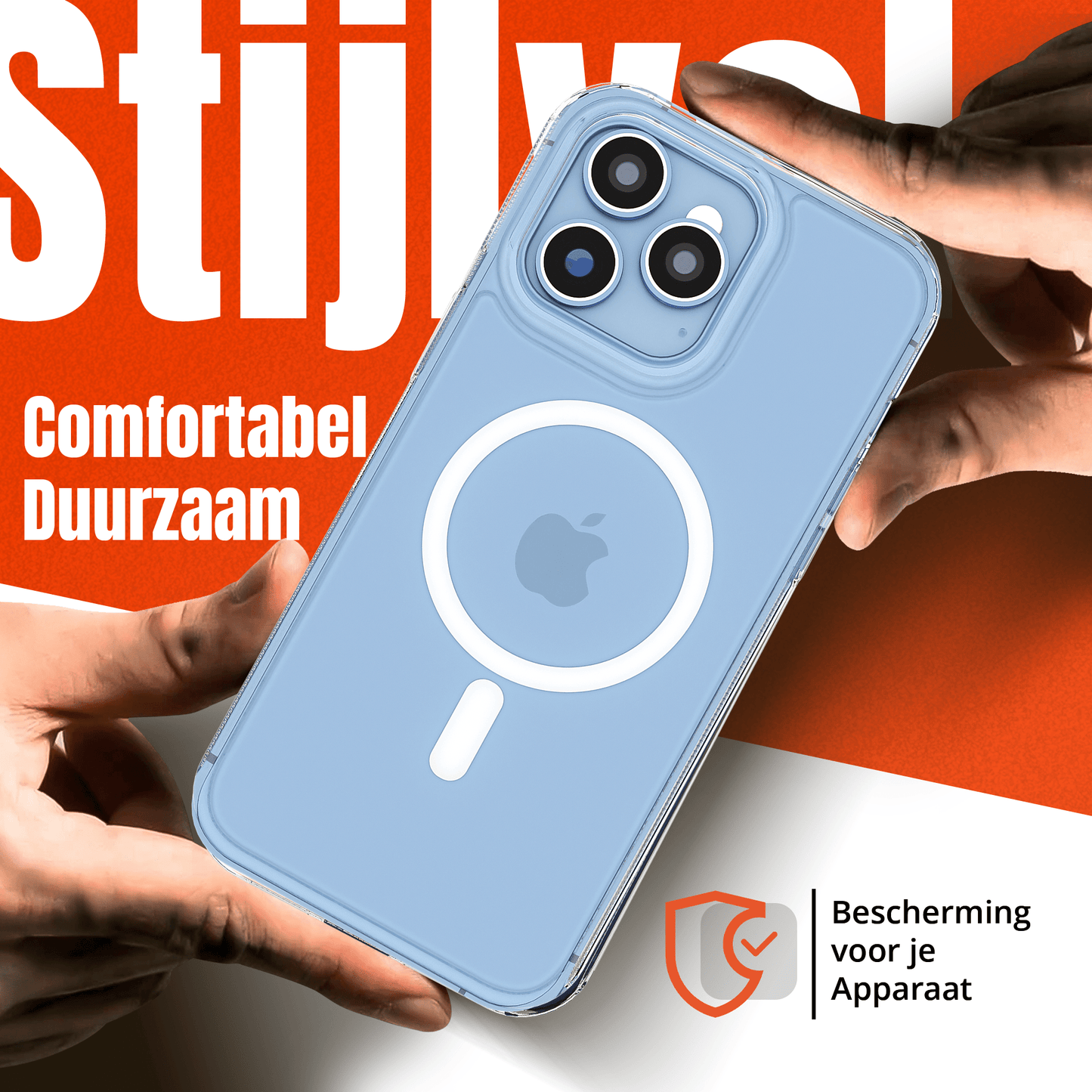 My Case Transparant MagSafe Hoesje voor iPhone 13 Pro Max – Slank, Sterk & MagSafe - Klaar - mijnhoesjesMy Case Transparant MagSafe Hoesje voor iPhone 13 Pro Max – Slank, Sterk & MagSafe - Klaar