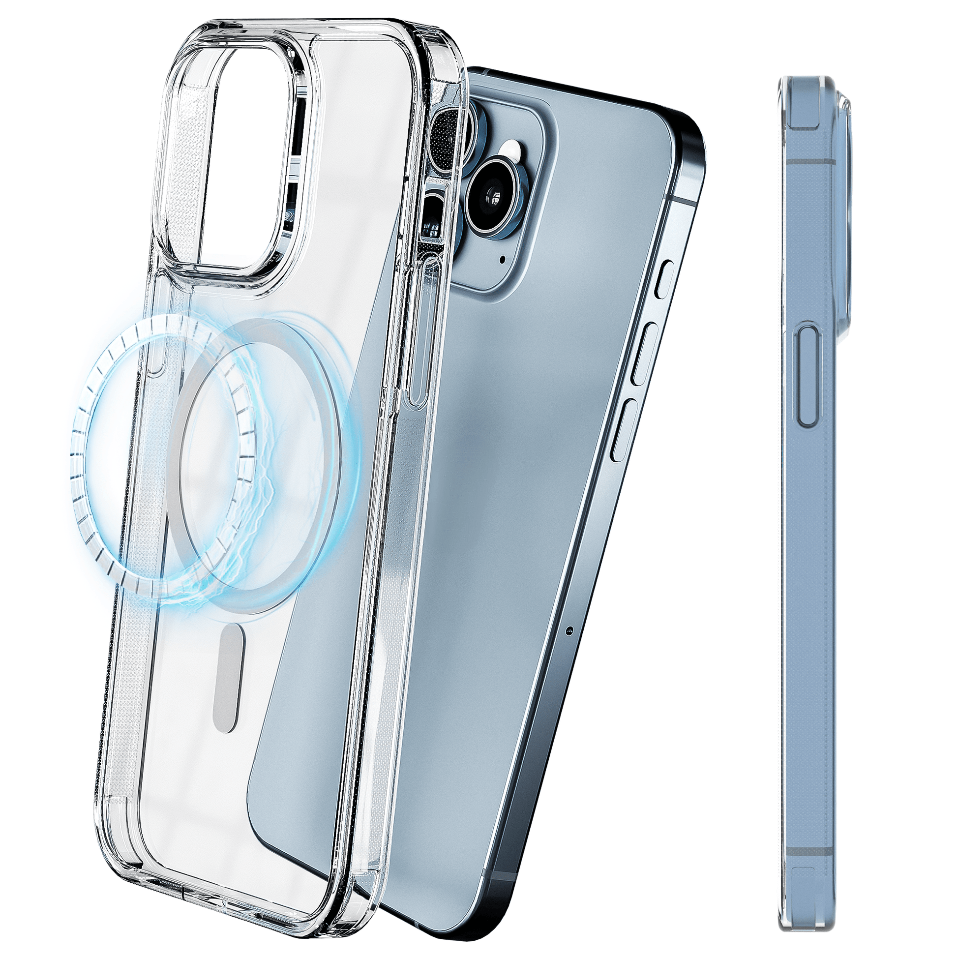 My Case Transparant MagSafe Hoesje voor iPhone 13 Pro – Slank, Sterk & MagSafe - Klaar - mijnhoesjesMy Case Transparant MagSafe Hoesje voor iPhone 13 Pro – Slank, Sterk & MagSafe - Klaar