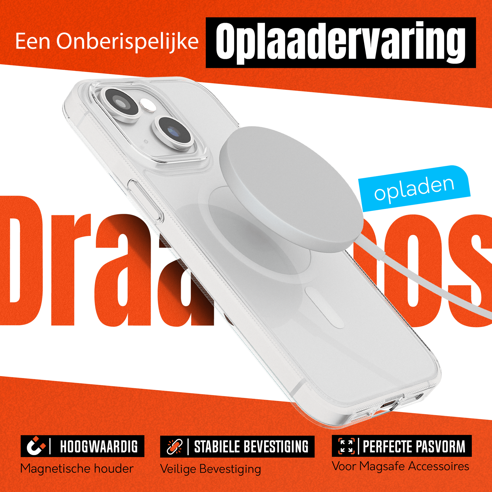 My Case Transparant MagSafe Hoesje voor iPhone 13 – Slank, Sterk & MagSafe - Klaar - mijnhoesjesMy Case Transparant MagSafe Hoesje voor iPhone 13 – Slank, Sterk & MagSafe - Klaar