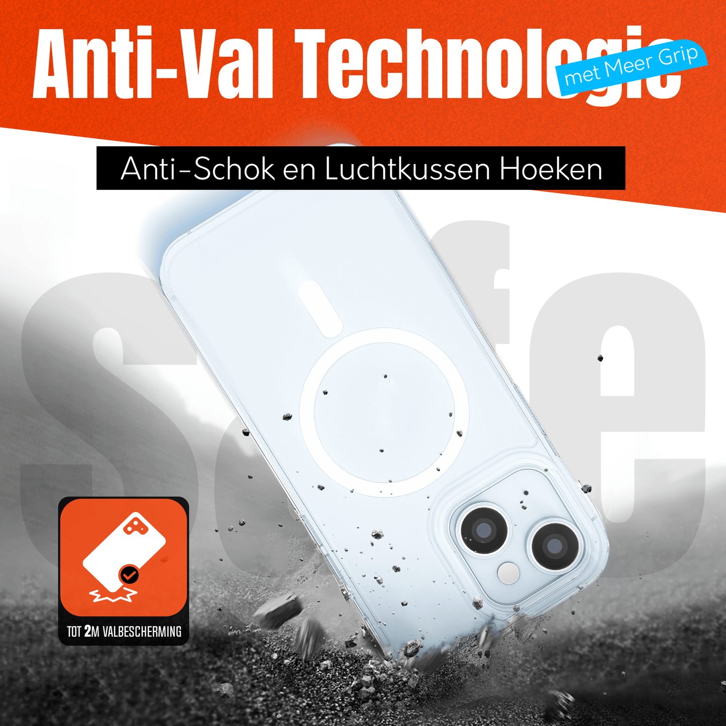 My Case Transparant MagSafe Hoesje voor iPhone 15 – Slank, Sterk & MagSafe - Klaar - mijnhoesjesMy Case Transparant MagSafe Hoesje voor iPhone 15 – Slank, Sterk & MagSafe - Klaar