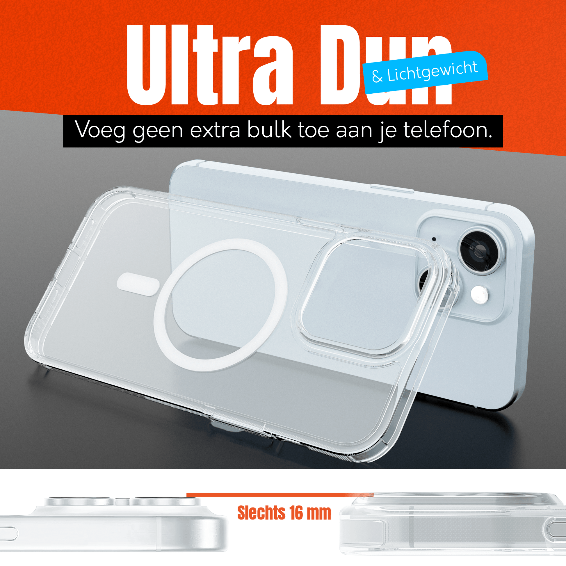 My Case Transparant MagSafe Hoesje voor iPhone 15 – Slank, Sterk & MagSafe - Klaar - mijnhoesjesMy Case Transparant MagSafe Hoesje voor iPhone 15 – Slank, Sterk & MagSafe - Klaar