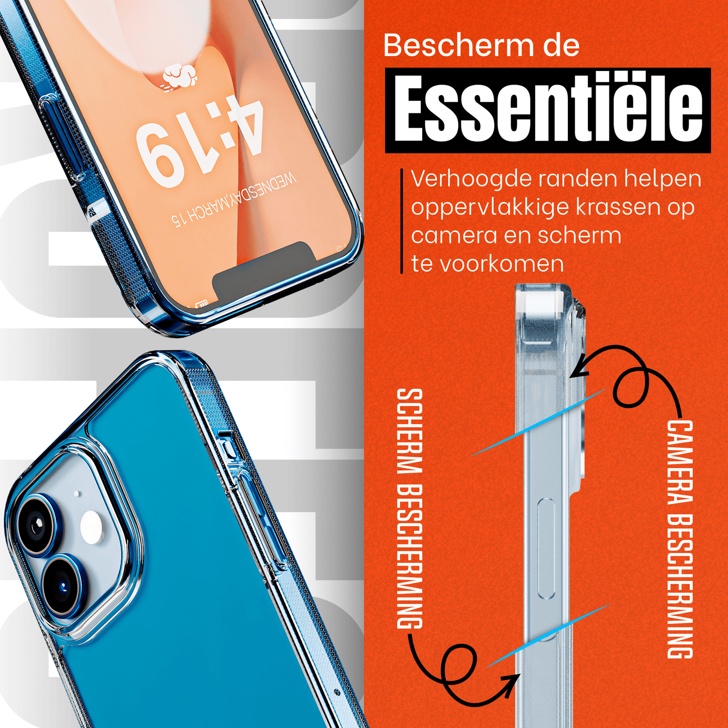 My Case Transparante Hoes voor iPhone 12/12 Pro – Langdurig Helder - mijnhoesjesMy Case Transparante Hoes voor iPhone 12/12 Pro – Langdurig Helder