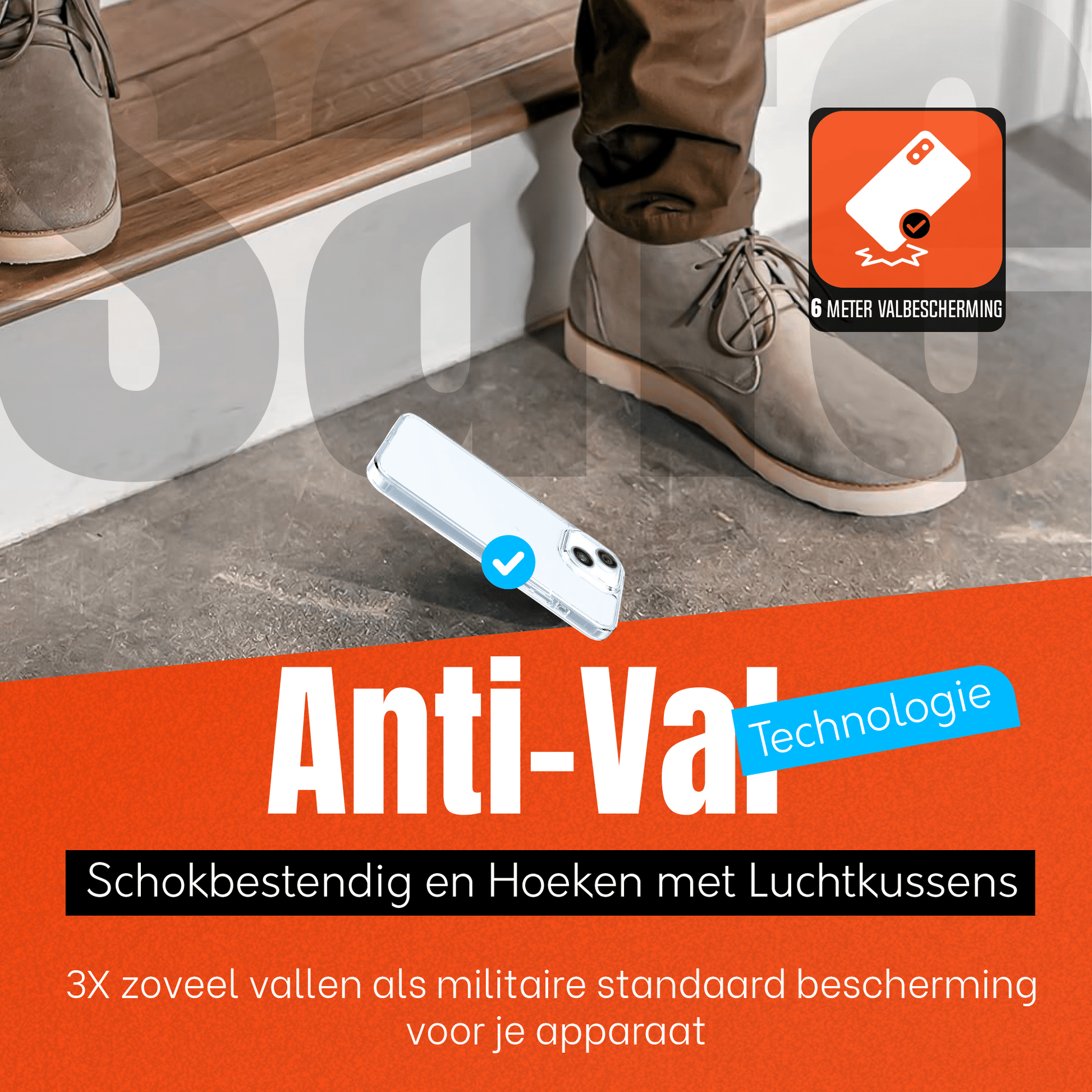 My Case Transparante Hoes voor iPhone 15 – Langdurig Helder - mijnhoesjesMy Case Transparante Hoes voor iPhone 15 – Langdurig Helder