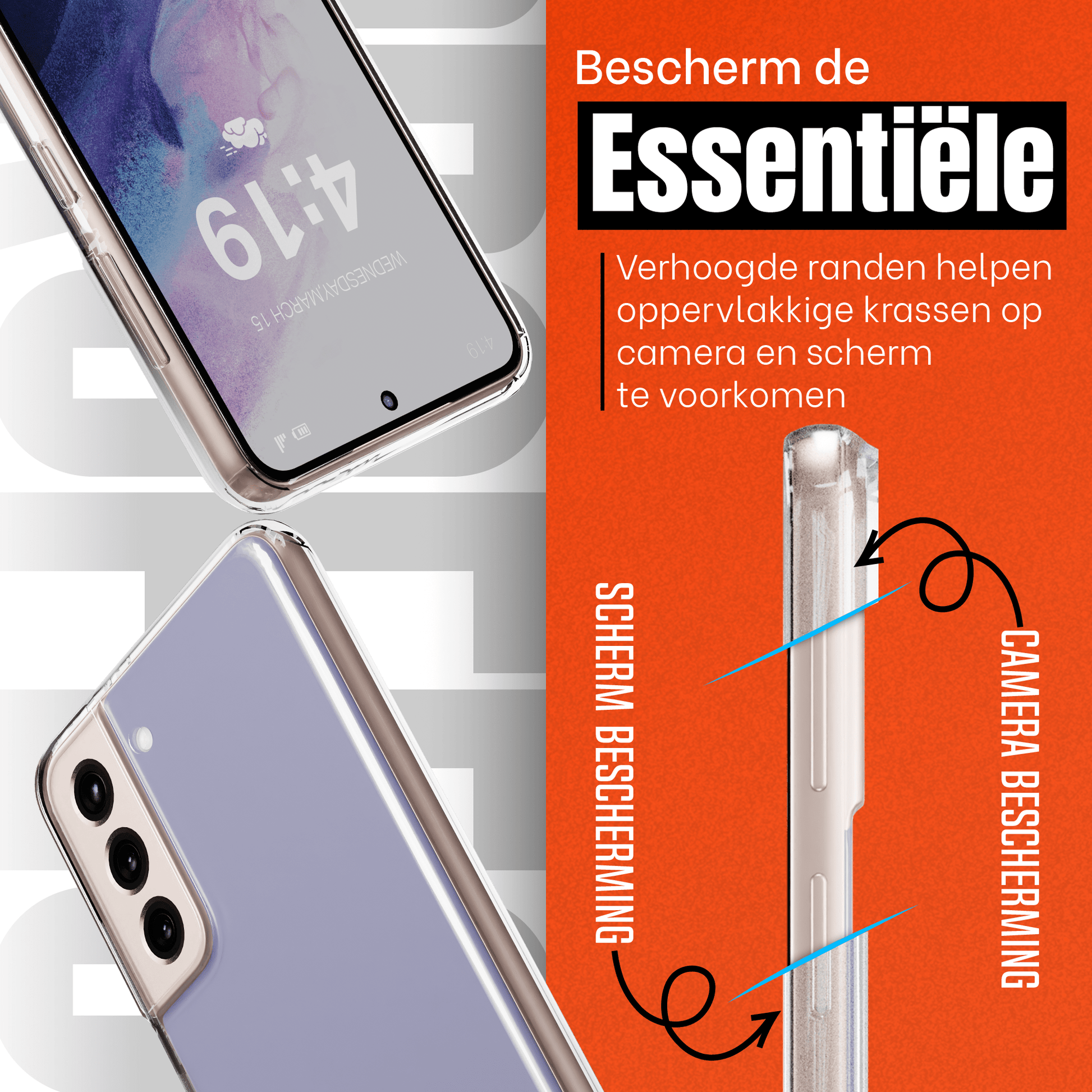 My Case Transparante Hoes voor Samsung Galaxy S21 – Langdurig Helder - mijnhoesjesMy Case Transparante Hoes voor Samsung Galaxy S21 – Langdurig Helder
