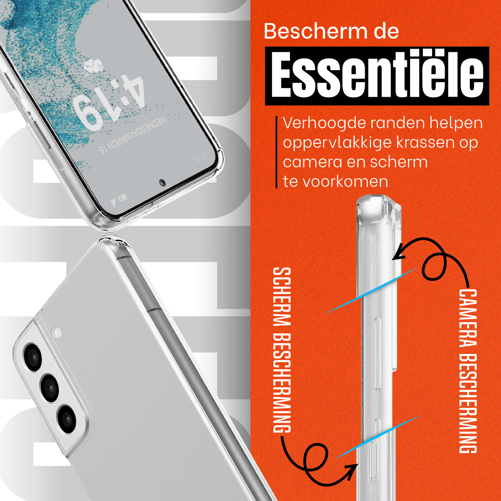 My Case Transparante Hoes voor Samsung Galaxy S22 – Langdurig Helder - mijnhoesjesMy Case Transparante Hoes voor Samsung Galaxy S22 – Langdurig Helder