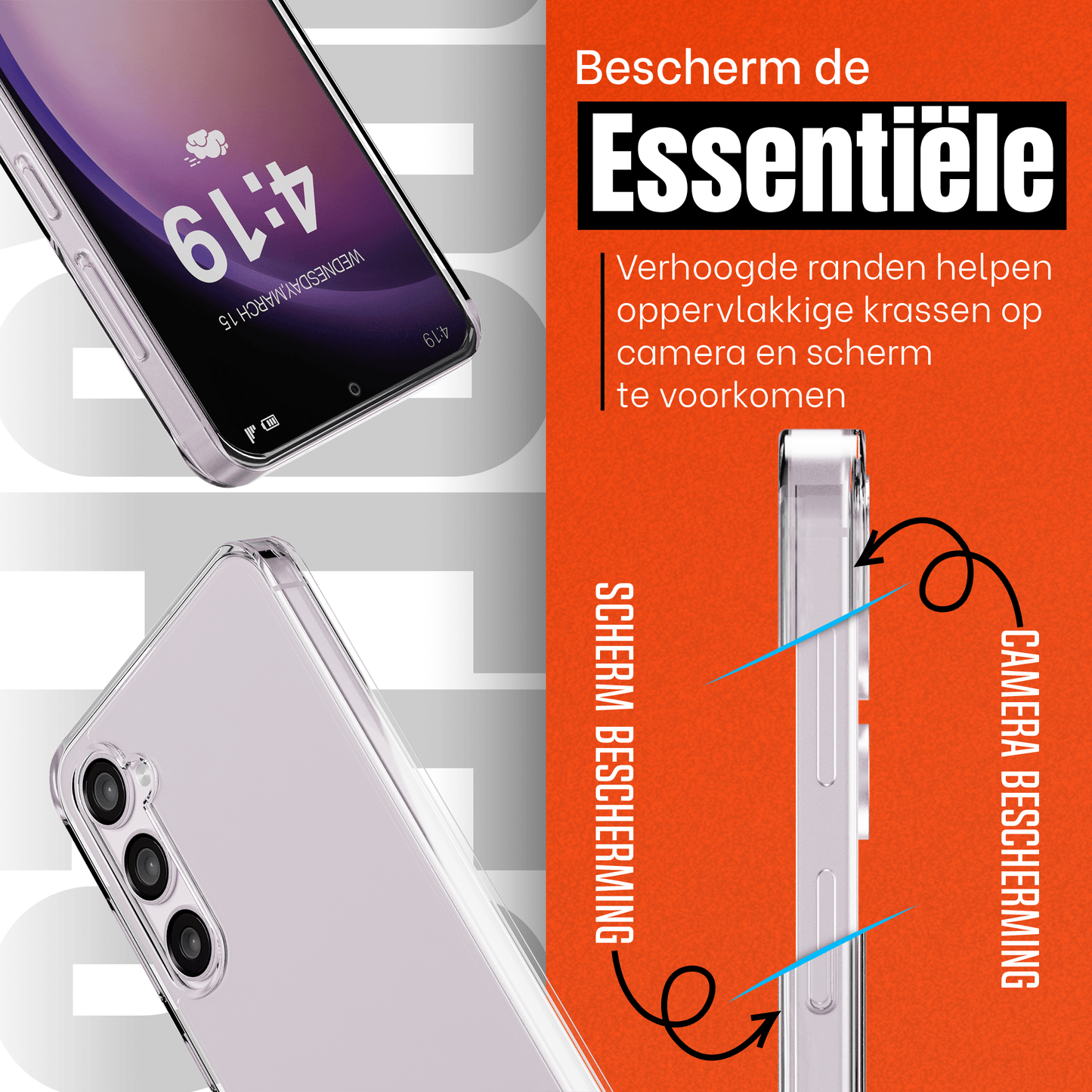 My Case Transparante Hoes voor Samsung Galaxy S23 – Langdurig Helder - mijnhoesjesMy Case Transparante Hoes voor Samsung Galaxy S23 – Langdurig Helder