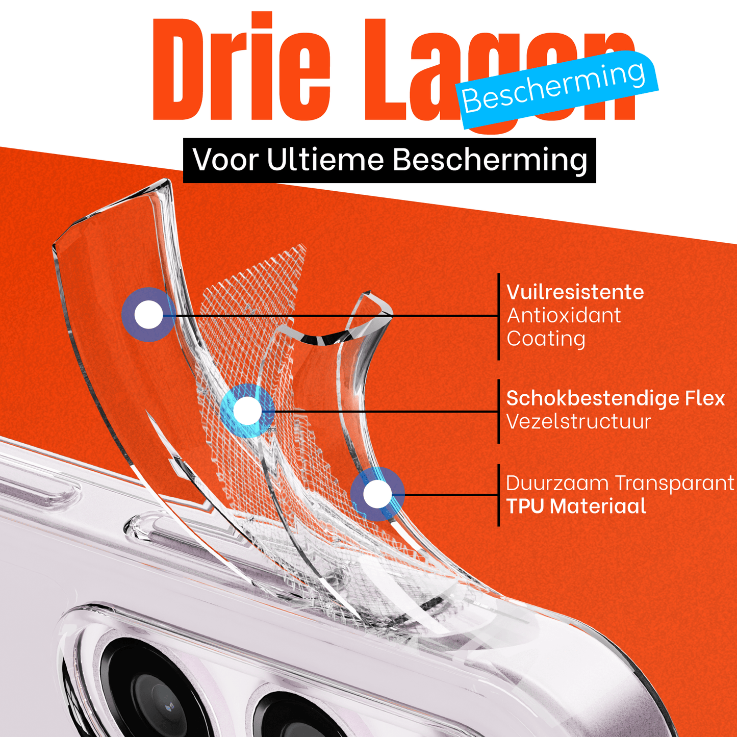 My Case Transparante Hoes voor Samsung Galaxy S23 – Langdurig Helder - mijnhoesjesMy Case Transparante Hoes voor Samsung Galaxy S23 – Langdurig Helder