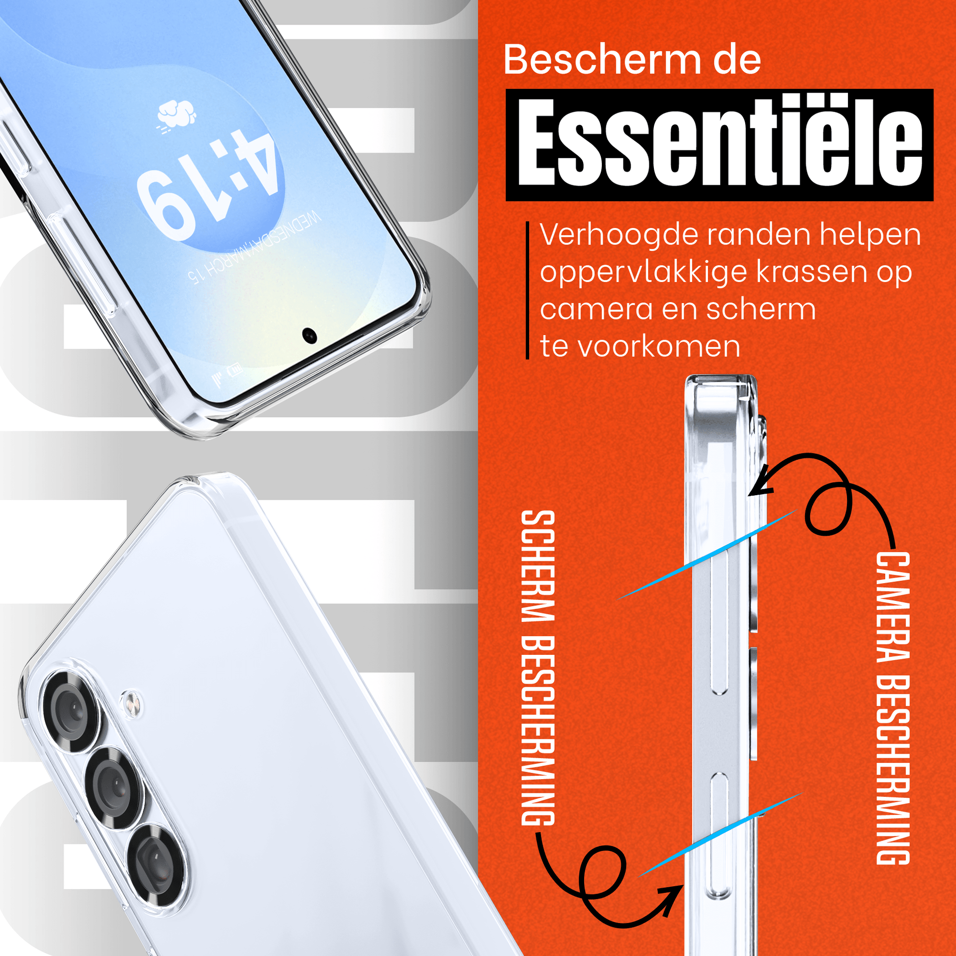 My Case Transparante Hoes voor Samsung Galaxy S25 – Langdurig Helder - mijnhoesjesMy Case Transparante Hoes voor Samsung Galaxy S25 – Langdurig Helder