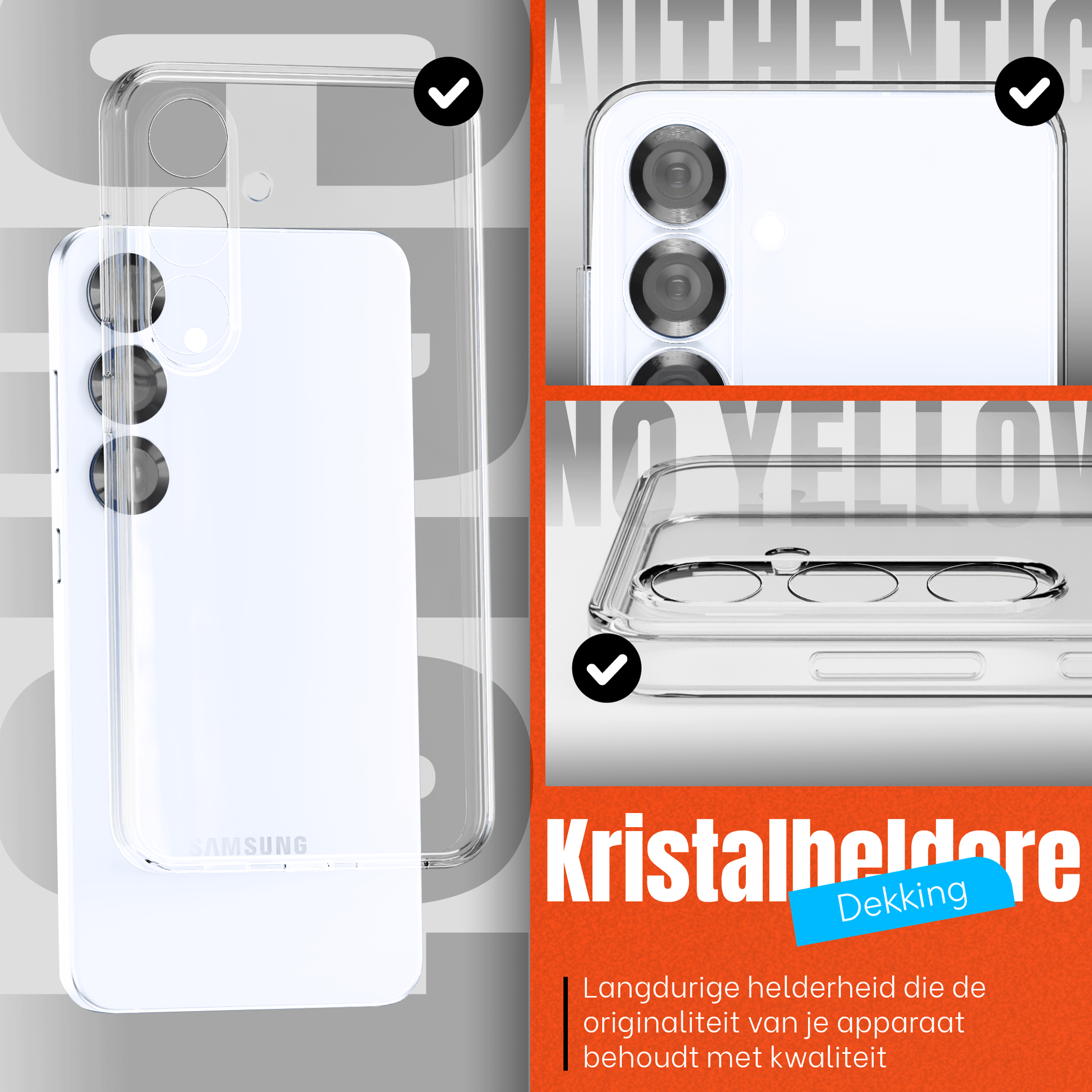 My Case Transparante Hoes voor Samsung Galaxy S25 – Langdurig Helder - mijnhoesjesMy Case Transparante Hoes voor Samsung Galaxy S25 – Langdurig Helder