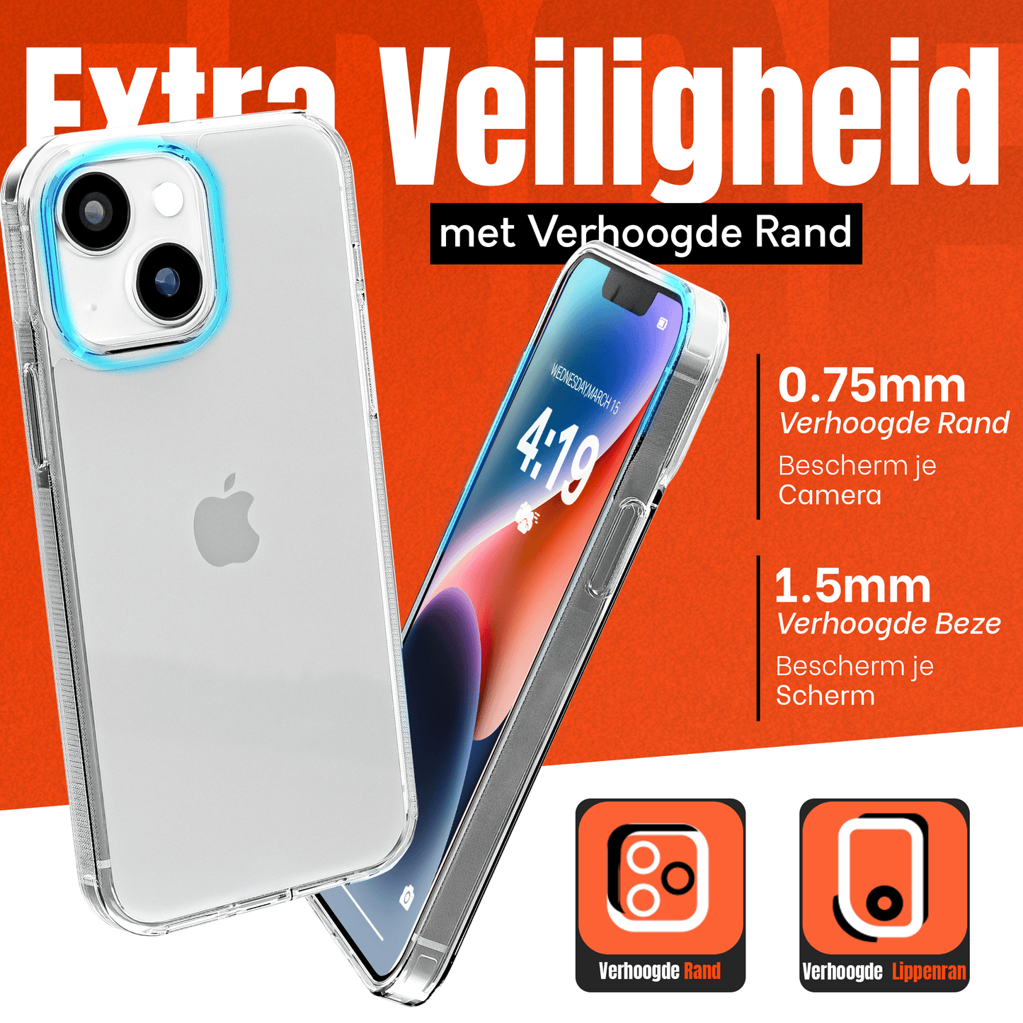 My Case Transparante Hoesje voor Apple iPhone 14 Plus – Langdurig Helder - mijnhoesjesMy Case Transparante Hoesje voor Apple iPhone 14 Plus – Langdurig Helder