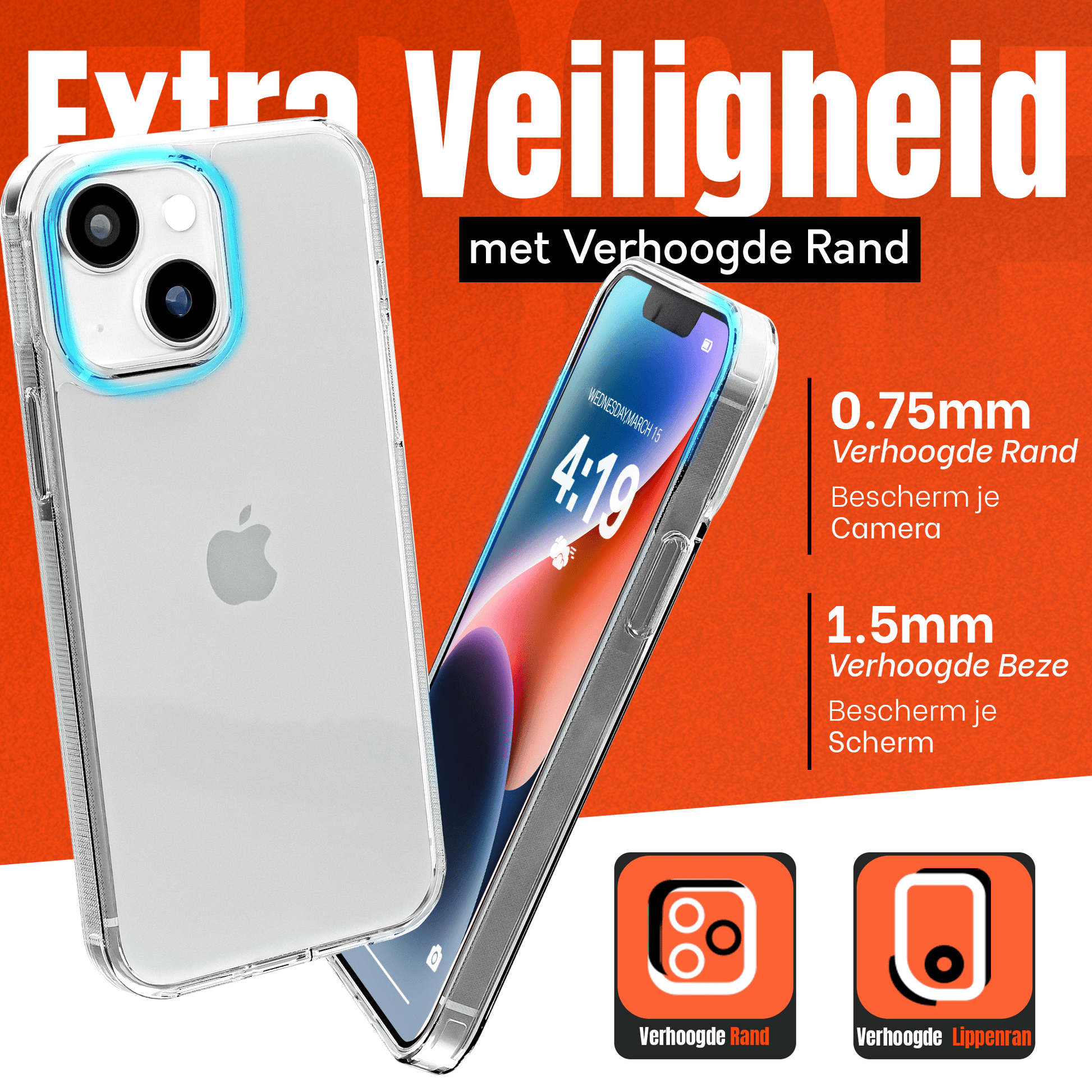 My Case Transparante Hoesje voor Apple iPhone 14 Plus – Langdurig Helder - mijnhoesjesMy Case Transparante Hoesje voor Apple iPhone 14 Plus – Langdurig Helder