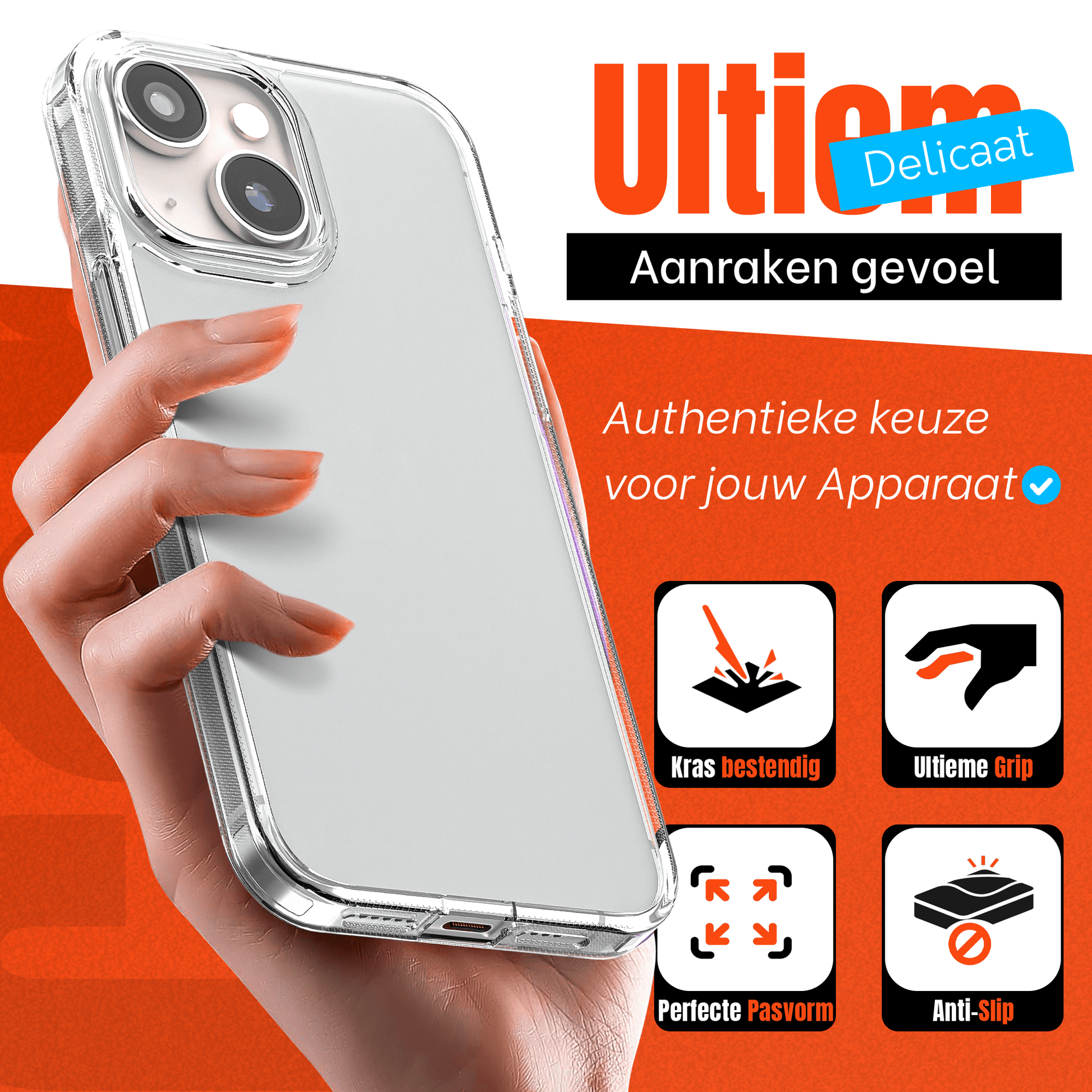My Case Transparante Hoesje voor Apple iPhone 14 Plus – Langdurig Helder - mijnhoesjesMy Case Transparante Hoesje voor Apple iPhone 14 Plus – Langdurig Helder