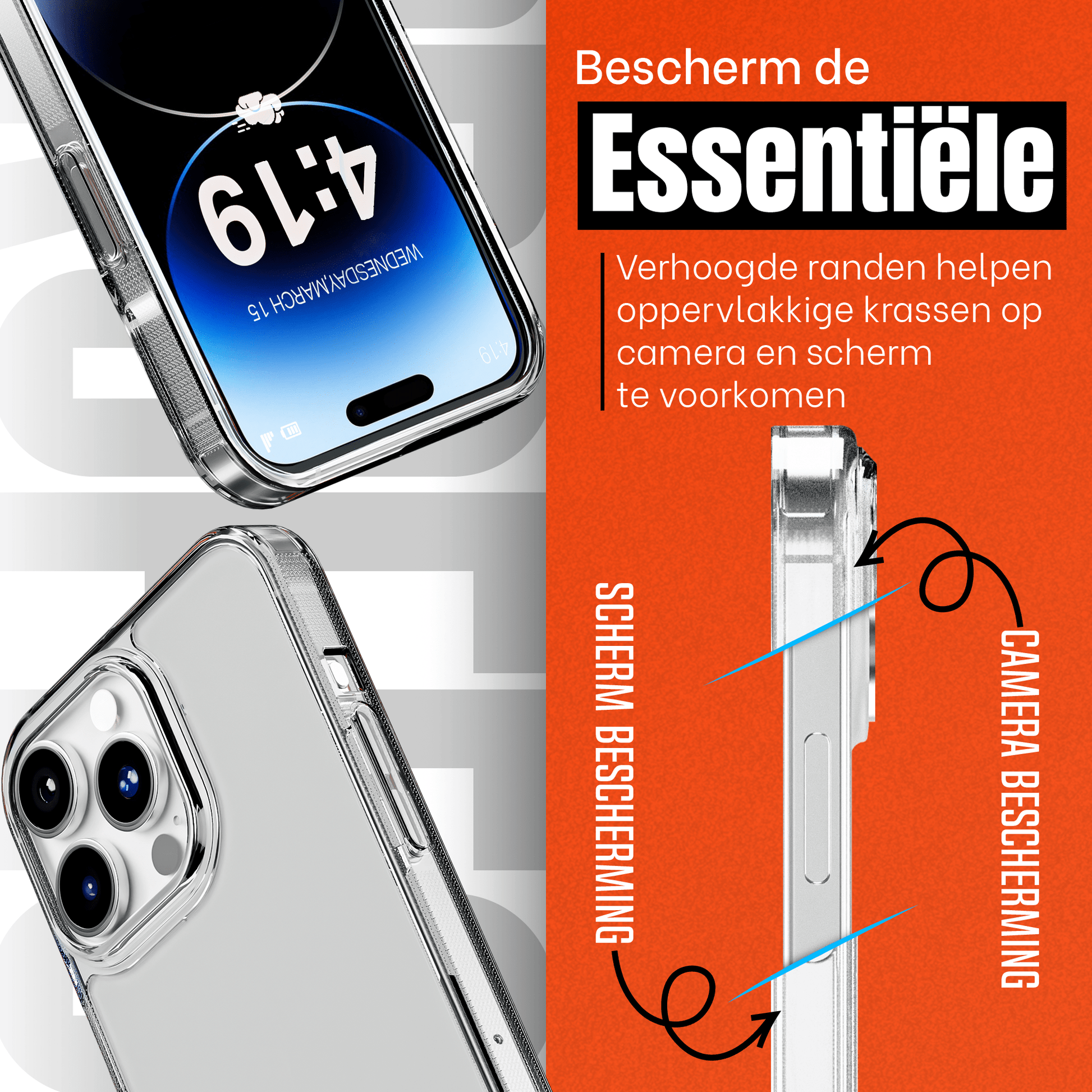 My Case Transparante Hoesje voor Apple iPhone 14 Pro – Langdurig Helder - mijnhoesjesMy Case Transparante Hoesje voor Apple iPhone 14 Pro – Langdurig Helder