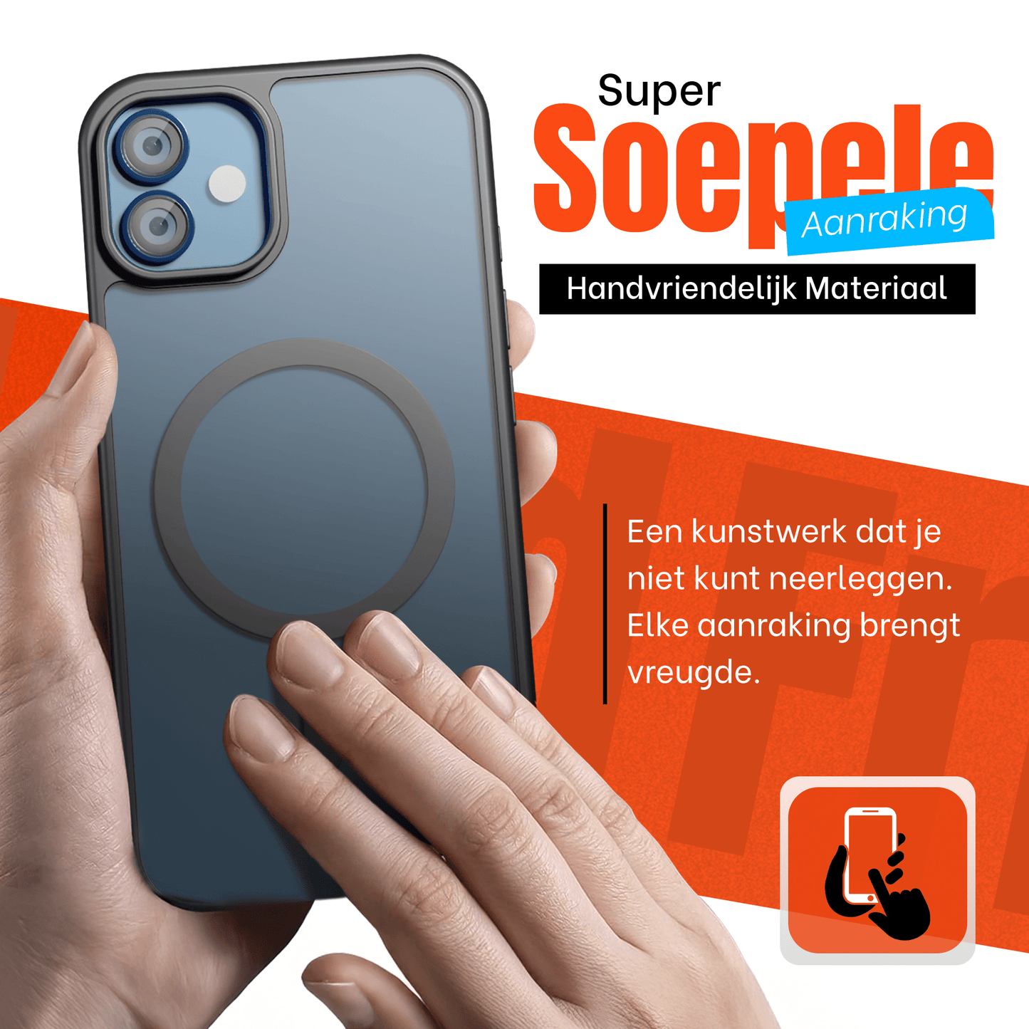 My Case Zwart Hoesje geschikt voor iPhone 12/12 Pro MagSafe – Slank, Sterk & MagSafe - Klaar - mijnhoesjesMy Case Zwart Hoesje geschikt voor iPhone 12/12 Pro MagSafe – Slank, Sterk & MagSafe - Klaar