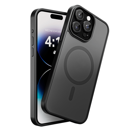 My Case Zwart MagSafe Hoesje geschikt voor iPhone 14 Pro Max – Slank, Sterk & MagSafe - Klaar - mijnhoesjesMy Case Zwart MagSafe Hoesje geschikt voor iPhone 14 Pro Max – Slank, Sterk & MagSafe - Klaar