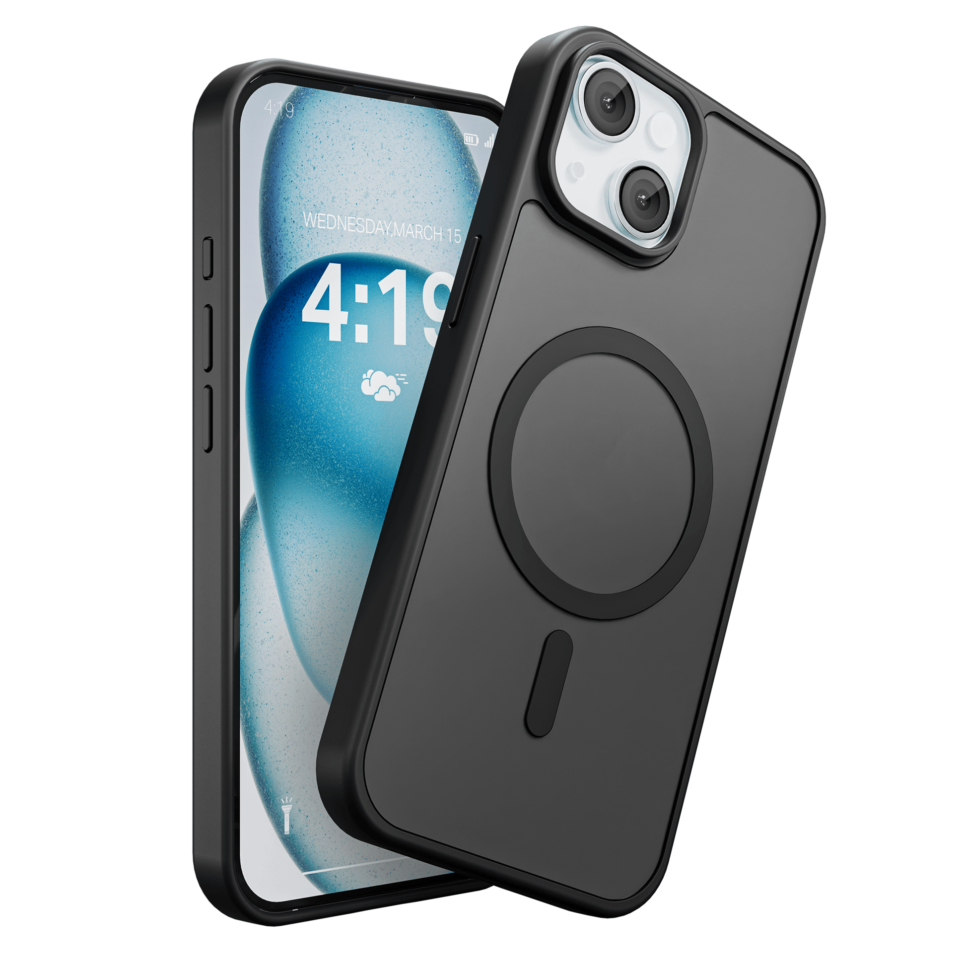 My Case Zwart MagSafe Hoesje geschikt voor iPhone 15 – Slank, Sterk & MagSafe - Klaar - mijnhoesjesMy Case Zwart MagSafe Hoesje geschikt voor iPhone 15 – Slank, Sterk & MagSafe - Klaar
