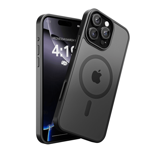 My Case Zwart MagSafe Hoesje voor iPhone 16 Pro Max – Slank & Sterk Telefoonhoesje - mijnhoesjesMy Case Zwart MagSafe Hoesje voor iPhone 16 Pro Max – Slank & Sterk Telefoonhoesje