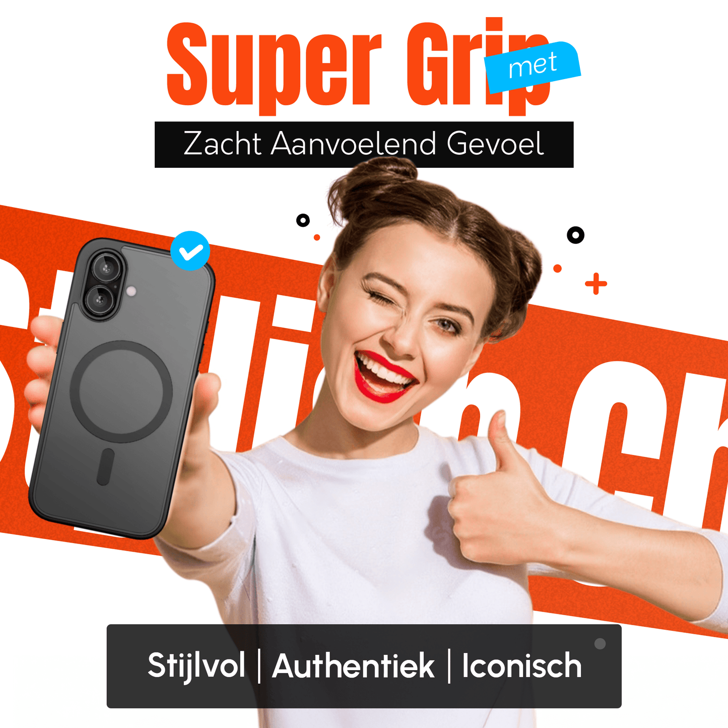 My Case Zwart MagSafe Hoesje voor iPhone 16 – Slank & Sterk Telefoonhoesje - mijnhoesjesMy Case Zwart MagSafe Hoesje voor iPhone 16 – Slank & Sterk Telefoonhoesje