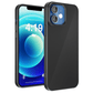 My Case Zwarte Siliconen Hoes voor iPhone 12/12 Pro – Slank Maar Beschermend - mijnhoesjesMy Case Zwarte Siliconen Hoes voor iPhone 12/12 Pro – Slank Maar Beschermend