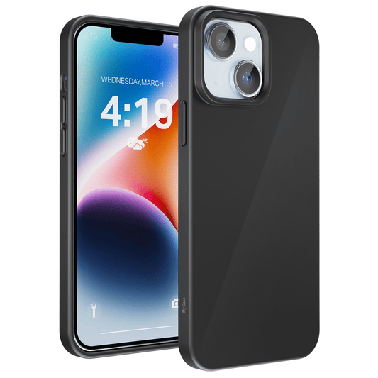 My Case Zwarte Siliconen Hoes voor iPhone 14 Plus – Slank Maar Beschermend - mijnhoesjesMy Case Zwarte Siliconen Hoes voor iPhone 14 Plus – Slank Maar Beschermend