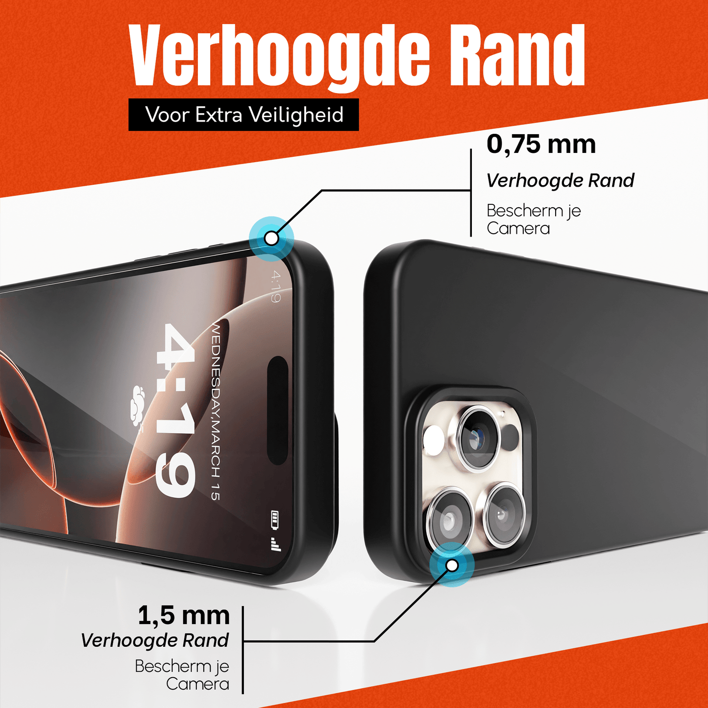 My Case Zwarte Siliconen Hoes voor iPhone 16 Pro – Slank Maar Beschermend - mijnhoesjesMy Case Zwarte Siliconen Hoes voor iPhone 16 Pro – Slank Maar Beschermend