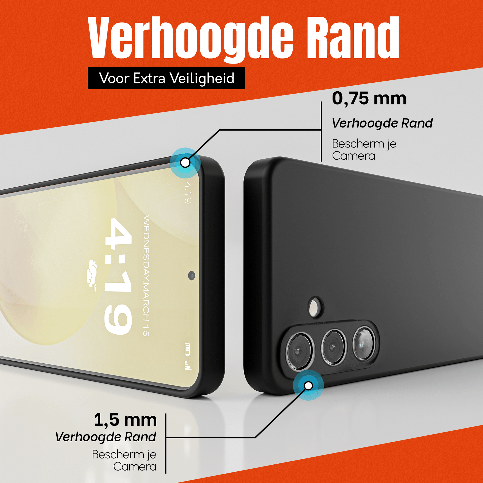 My Case Zwarte Siliconen Hoes voor Samsung Galaxy S24 – Slank Maar Beschermend - mijnhoesjesMy Case Zwarte Siliconen Hoes voor Samsung Galaxy S24 – Slank Maar Beschermend