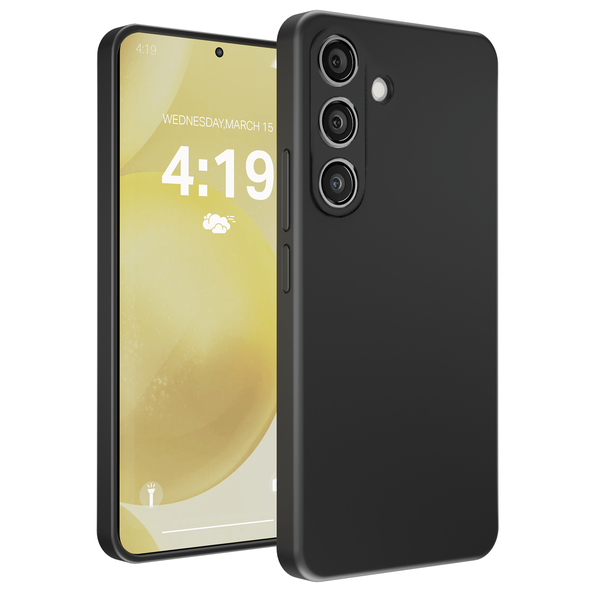 My Case Zwarte Siliconen Hoes voor Samsung Galaxy S24 – Slank Maar Beschermend - mijnhoesjesMy Case Zwarte Siliconen Hoes voor Samsung Galaxy S24 – Slank Maar Beschermend