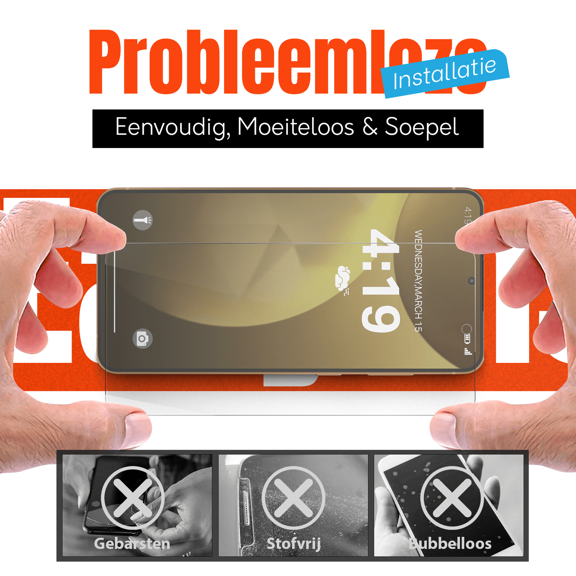 Mycase Combo: Transparante Hoes met 2 Screenprotectors voor Samsung Galaxy S24 – Extra Veiligheid - mijnhoesjesMycase Combo: Transparante Hoes met 2 Screenprotectors voor Samsung Galaxy S24 – Extra Veiligheid